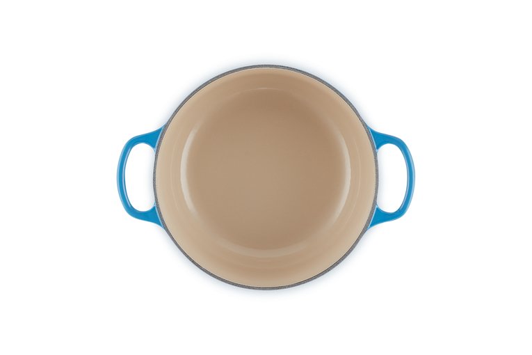 Le Creuset 21177202202430 Signature Gusseisen-Bräter Con Deckel, Ø 20 Cm, Aare