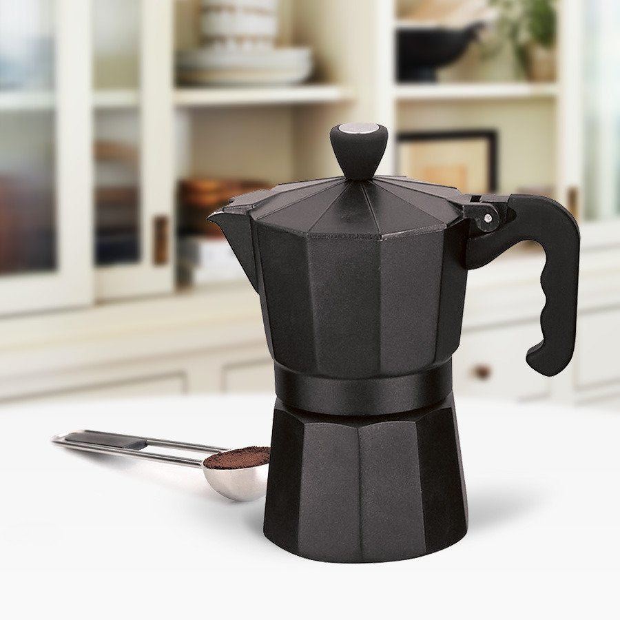 EAN 4820177146068 - Maestro MR-1666-3-BLACK cafetera manual Juego de cafetera espresso Negro imagen 2