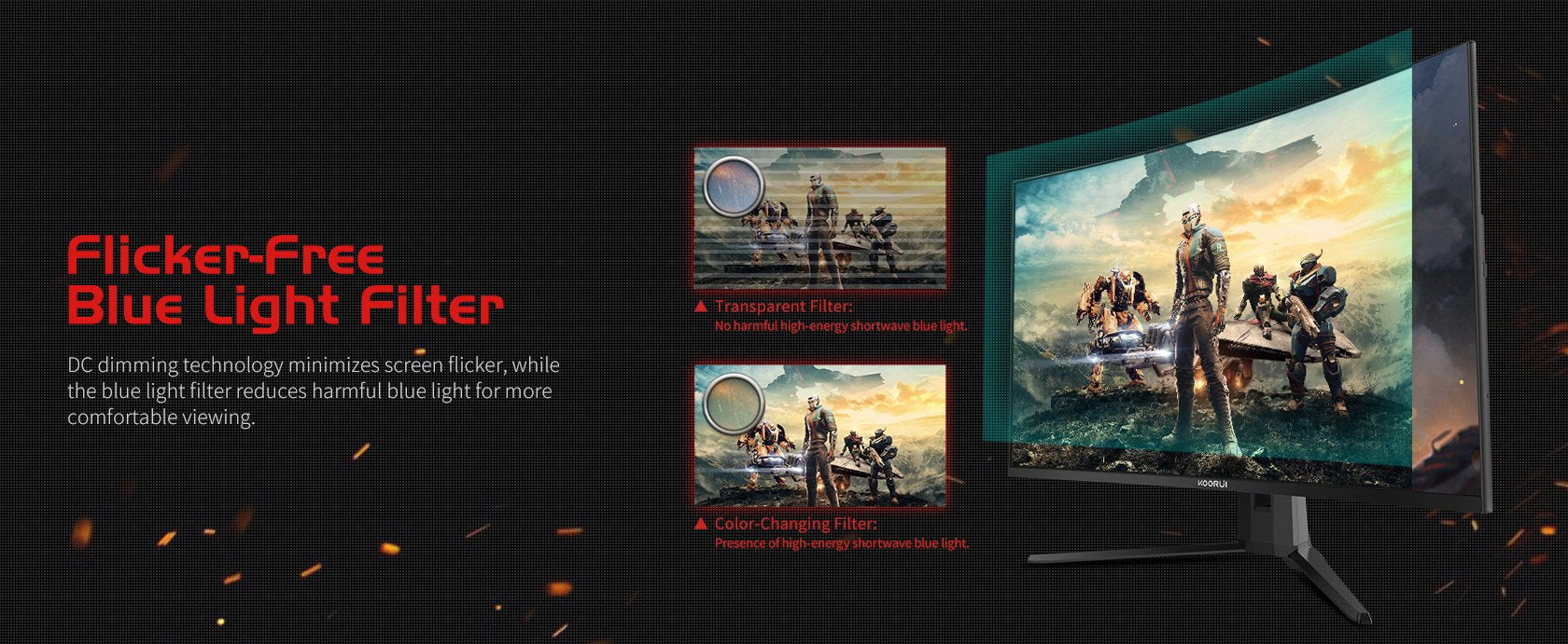 Koorui G3221sc Qhd Curved Gaming Monitor 80 Cm (31,5 Zoll)