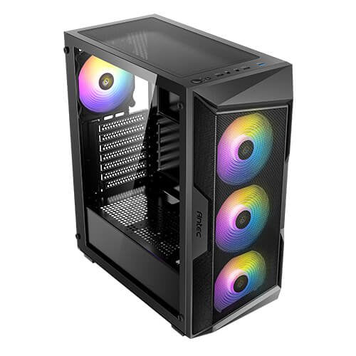 Caja Pc Gaming Antec Ax61 Elite Matx 2xusb 2.0 Sin Fte Negro Argb