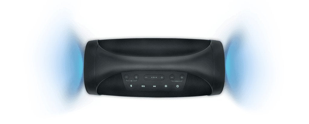 Altavoz  Muse  Portátil Bluetooth A Prueba De Salpicaduras, Negro