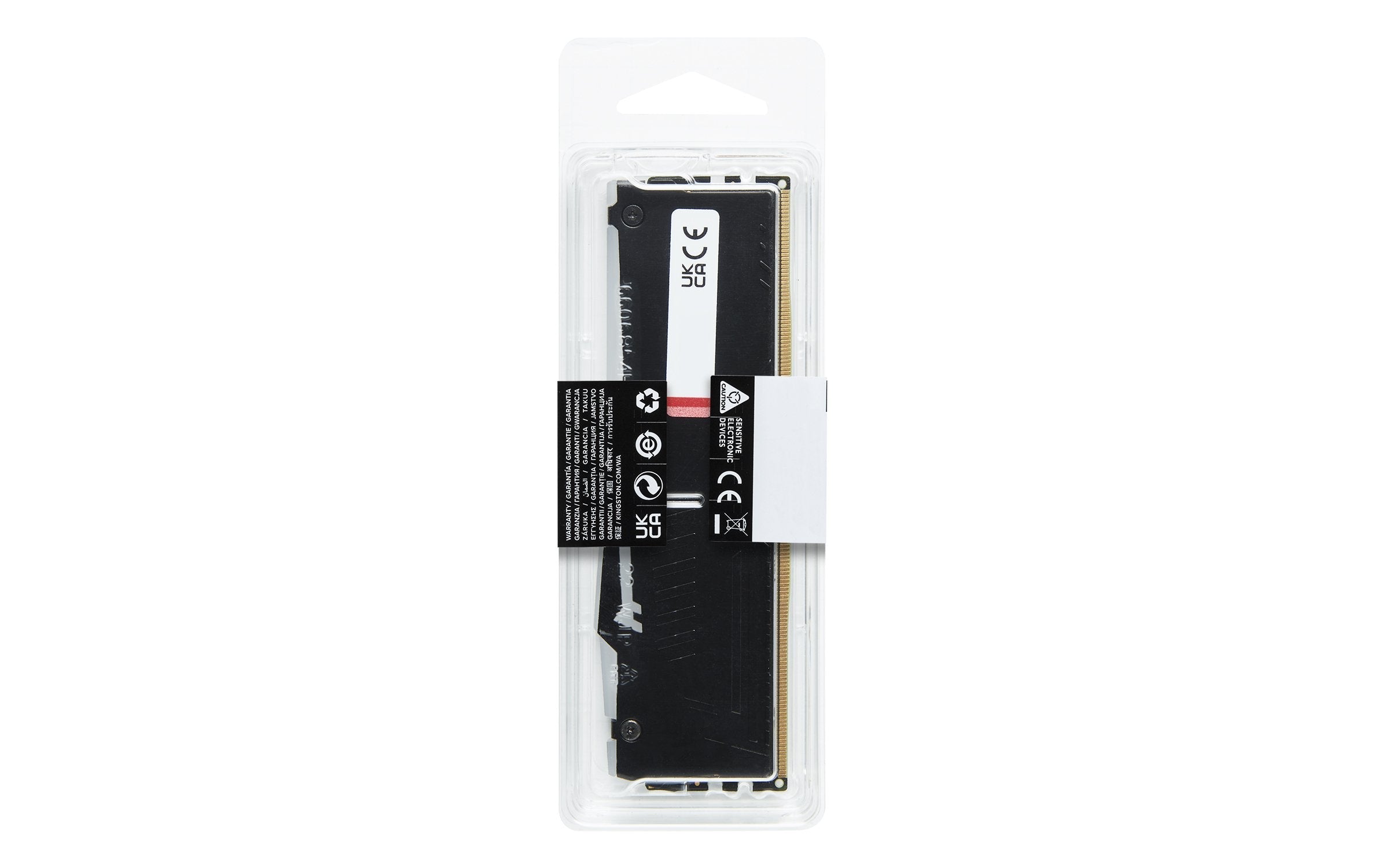 Memoria Ram Kingston 32gb Ddr5-4800mt/S Cl38 Dimm   Mem  Fury Beast Black Rgb
