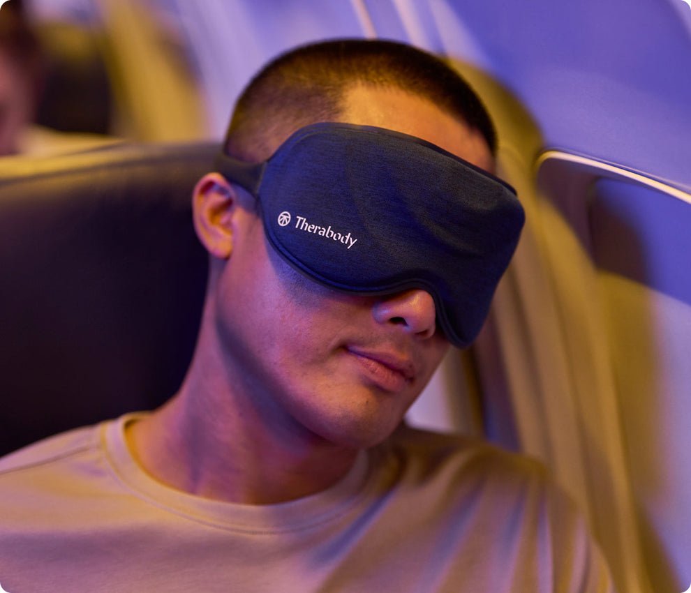 Therabody Sleepmask Masajeador Cara Negro, Azul
