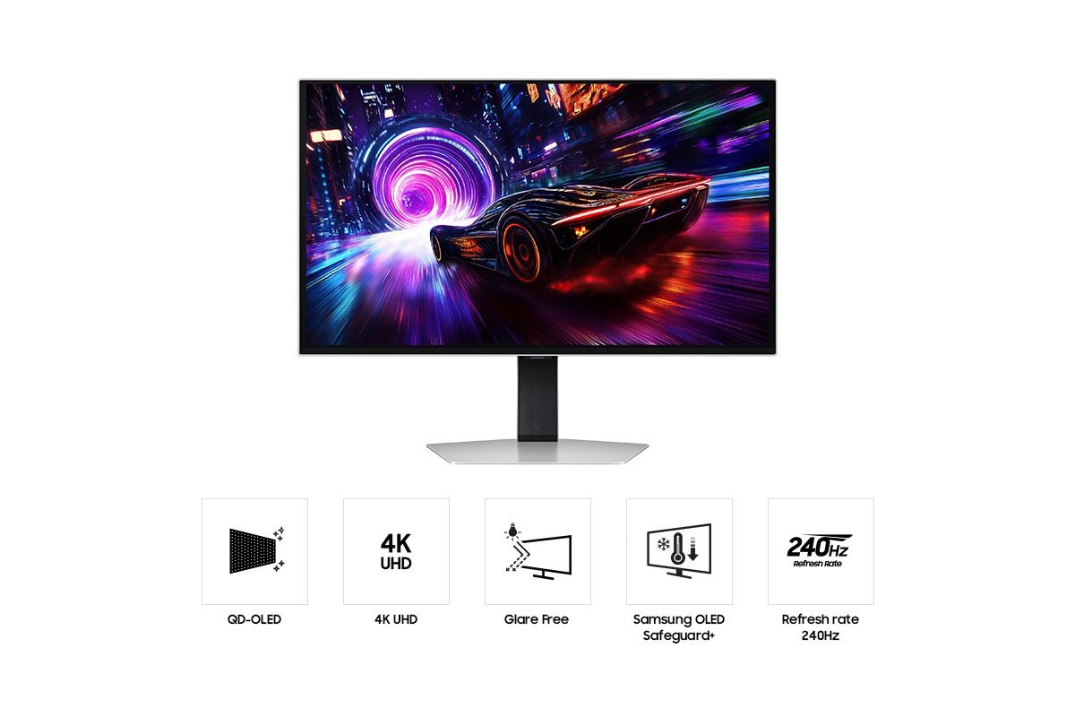 Monitor Samsung 32" Ls32fg816suxen Uhd 240hz Qd-Led 3840x2160 Dp Hdmi Usb