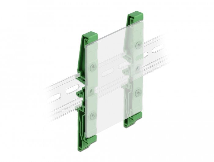 Delock Clip Para Carril Din Para Placa De Circuito 115 Mm 4 Piezas