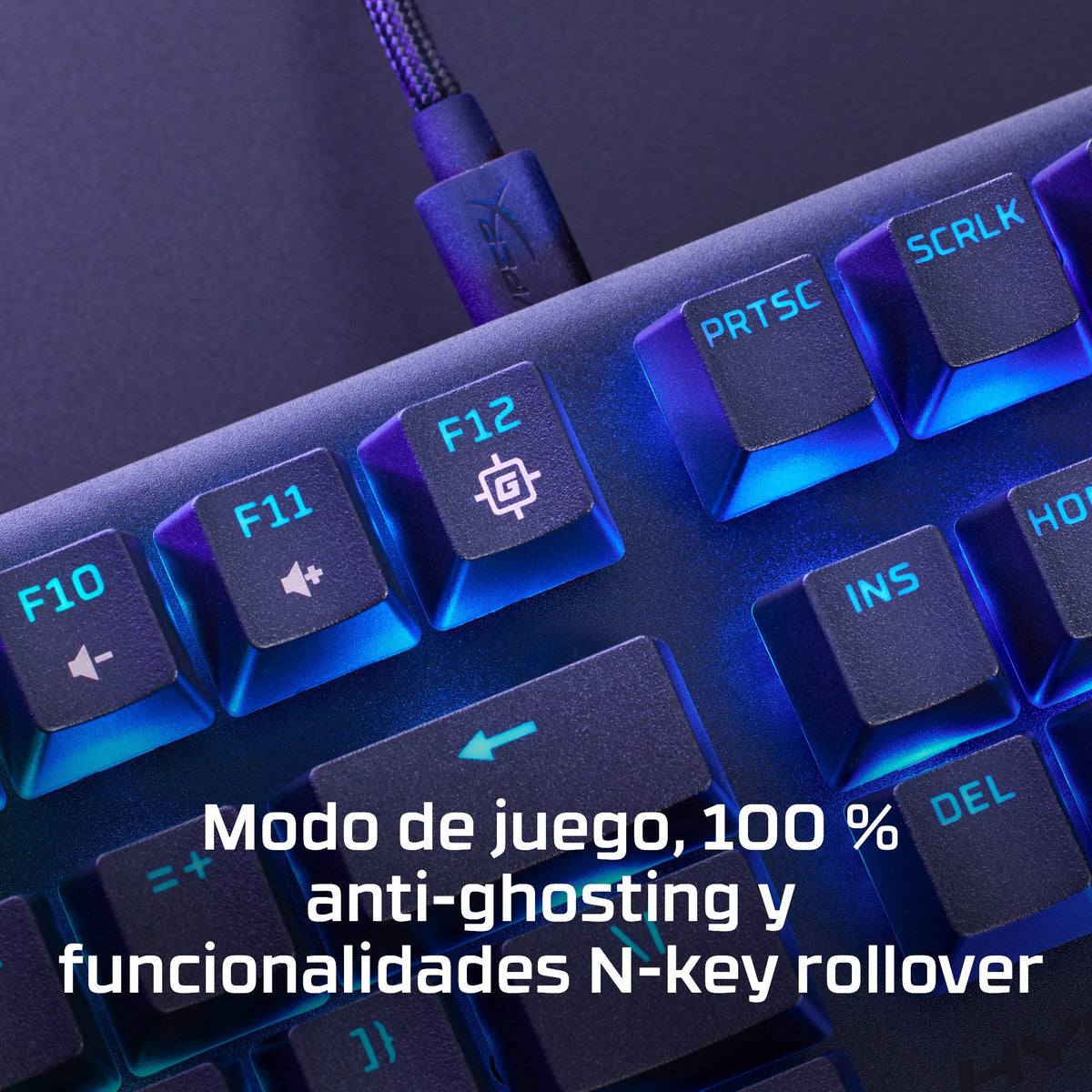 EAN 0196337969810 - HyperX Alloy Origins Core PBT HX Blue Gaming Keyboard teclado Juego USB Negro imagen 4