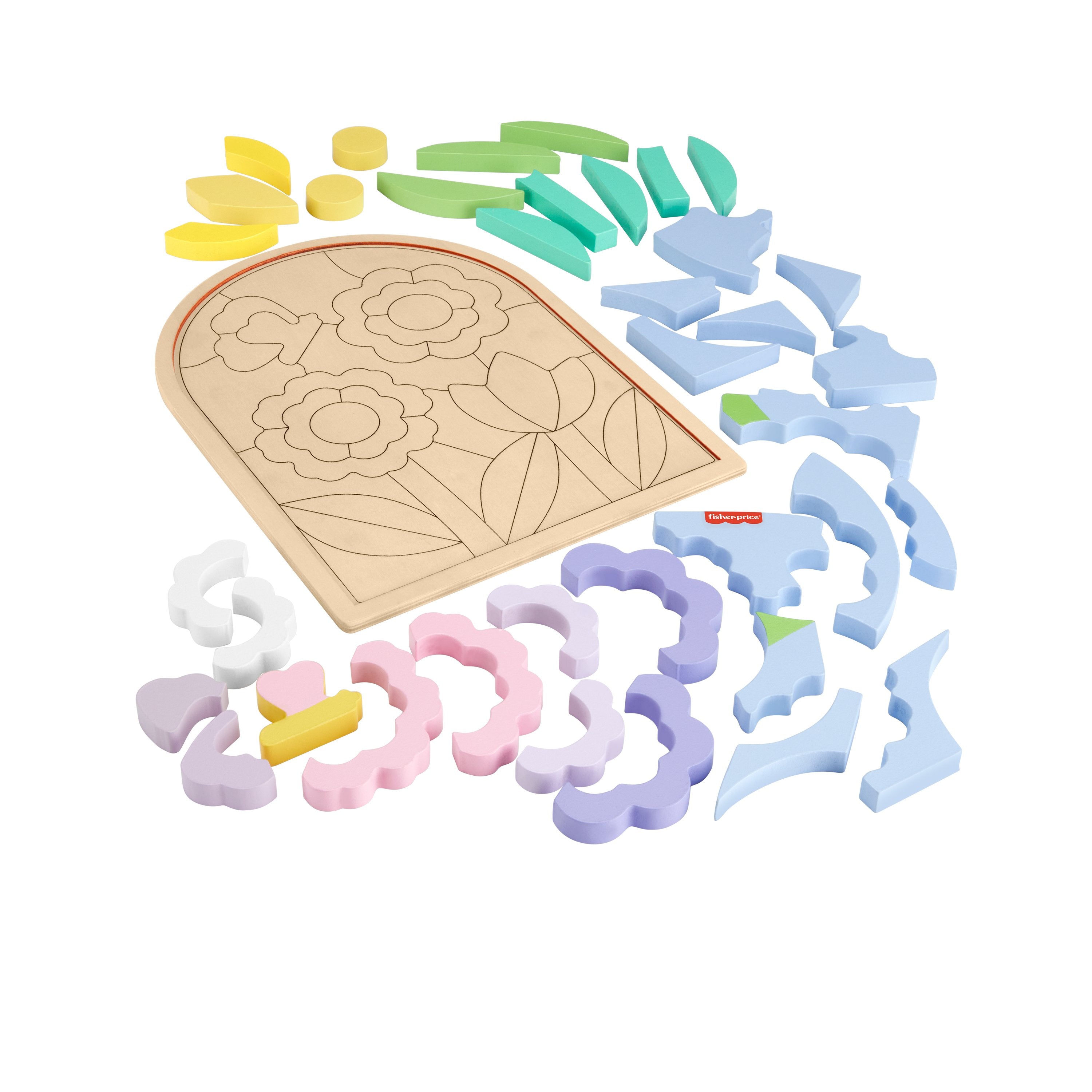 EAN 0194735238507 - Fisher-Price HXT97 puzzle Puzle de fotograma 38 pieza(s) Flora imagen 5