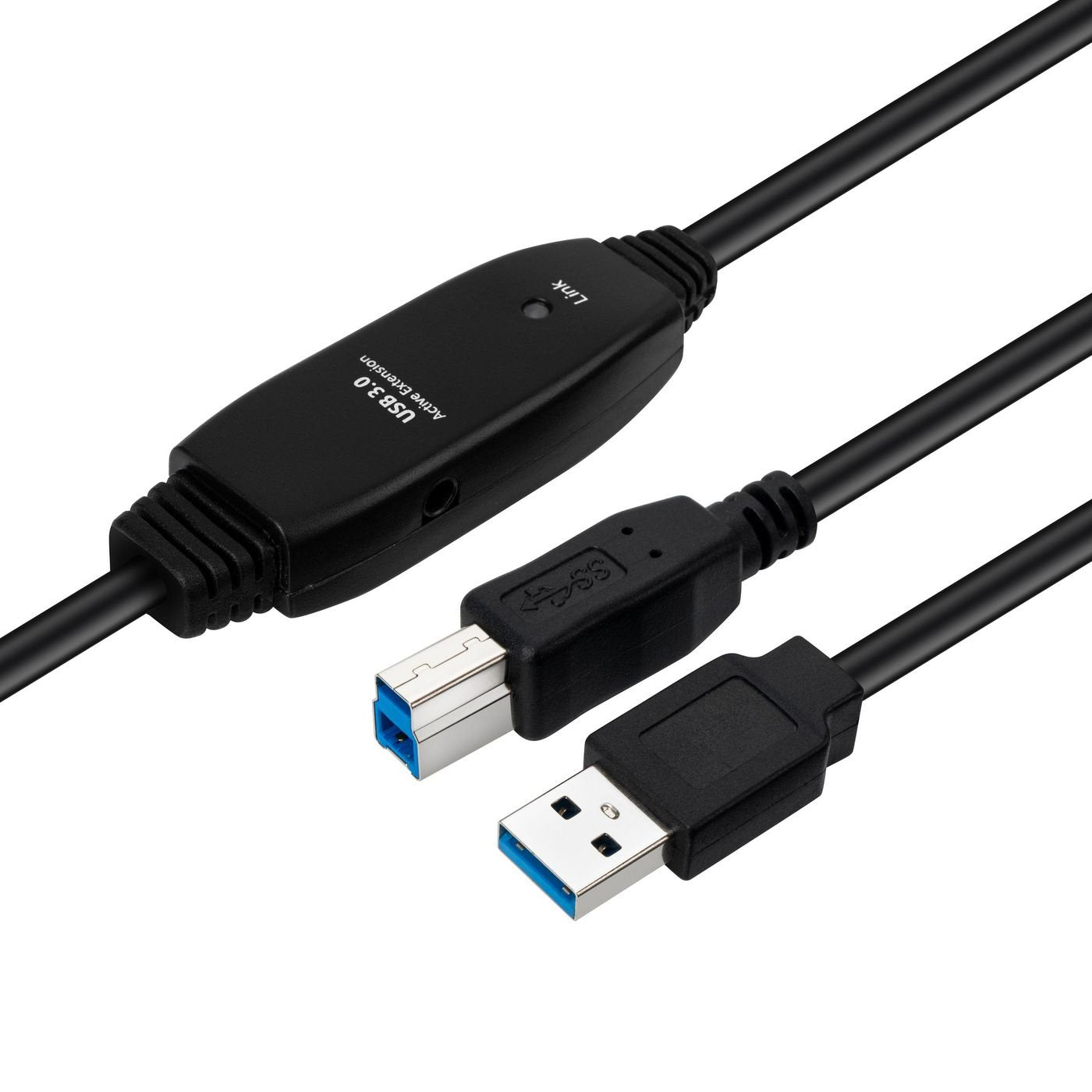Active Usb 3.2 Gen 1 A-B 10m  M-M, Black Active Usb 3.2 Gen