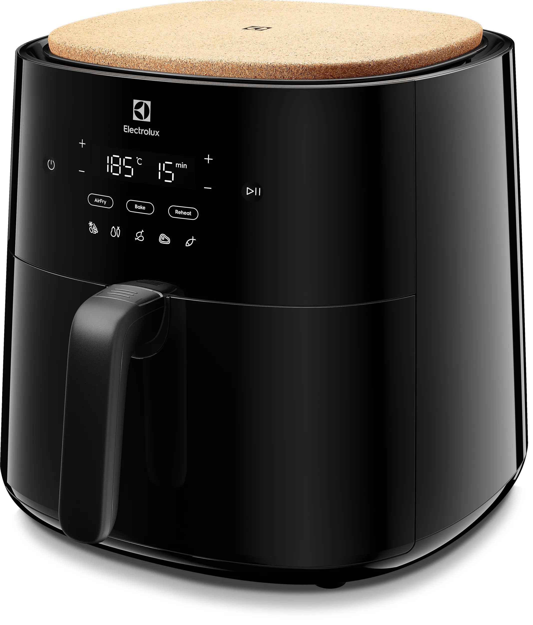 EAN 7333394032597 - Electrolux EAF7B Sencillo 6,8 L Independiente 1800 W Freidora de aire caliente Negro imagen 2