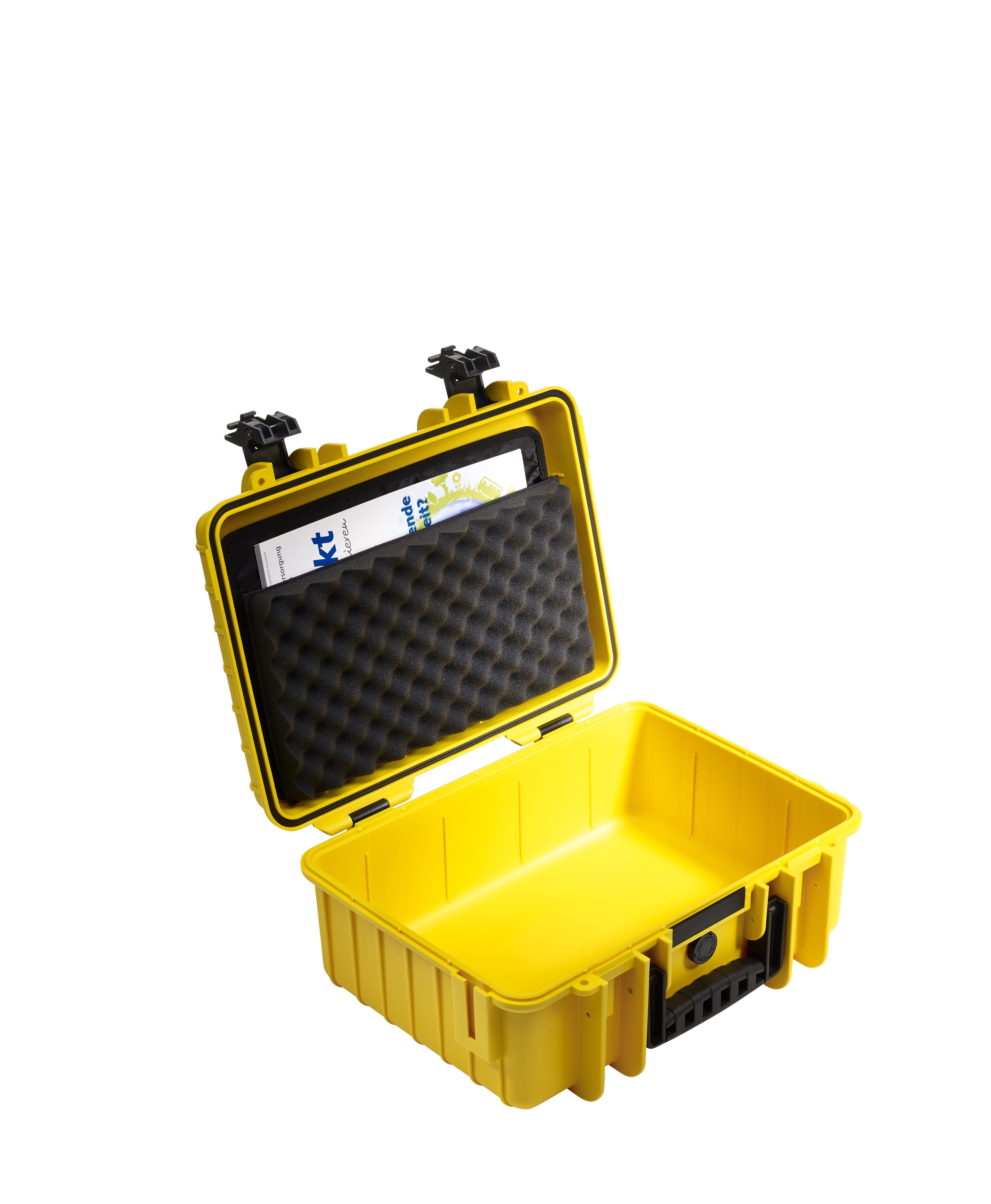 B&W Outdoor Case Type 1000 Amarilla Con Inserto De Espuma Precortado