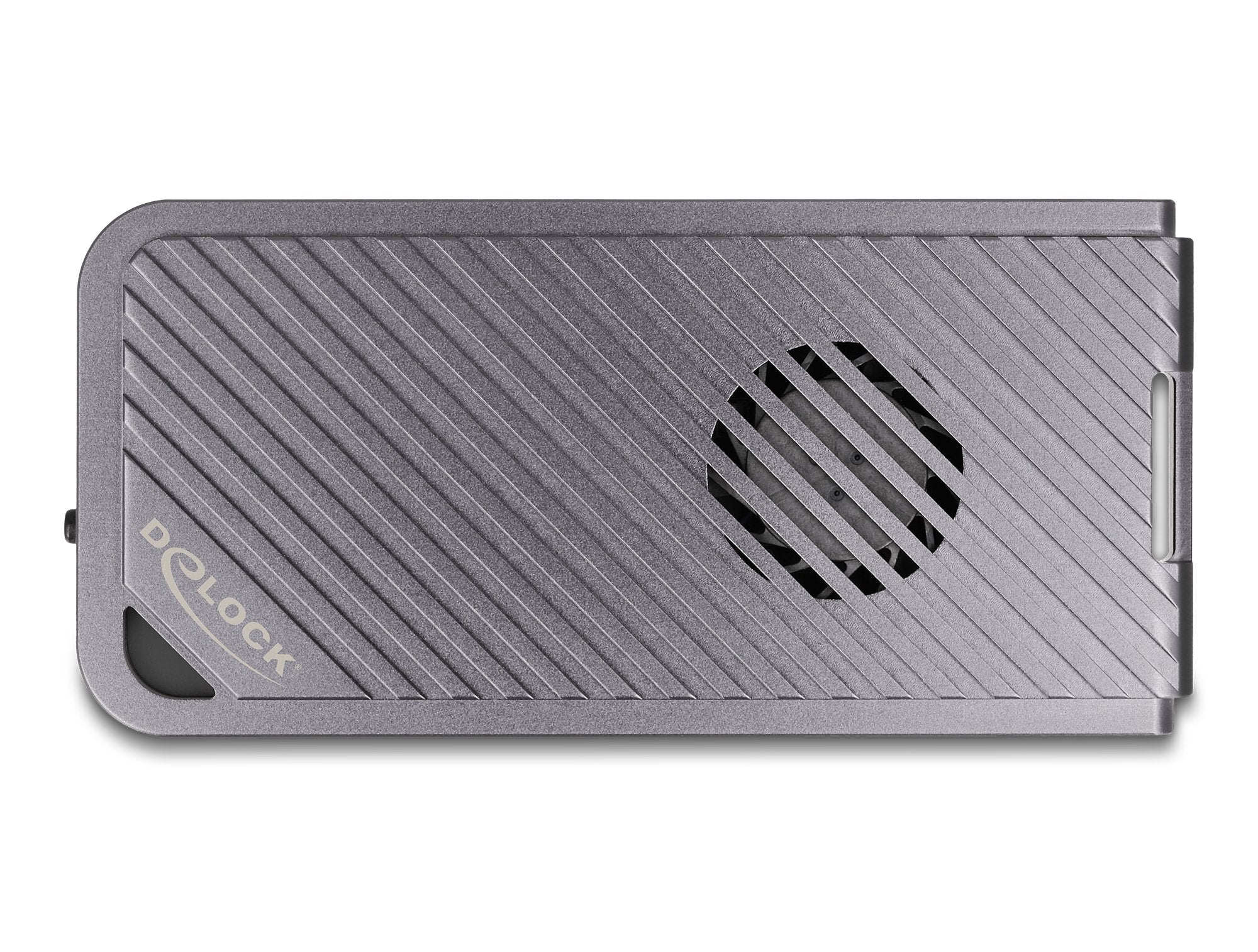 Usb 40 Gbps Gehäuse Für 1 X M.2 Nvme Ssd Im Gaming Style Mit Led Und Lüfter - Werkzeugfrei