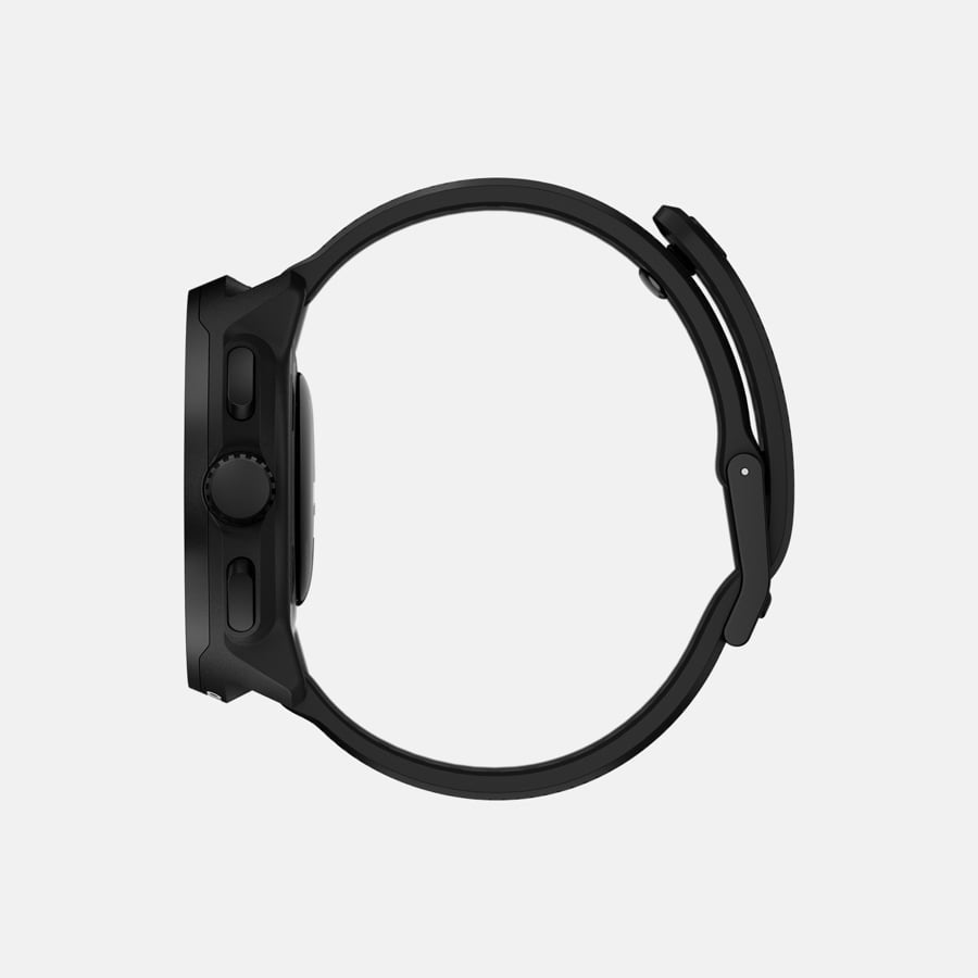 Reloj Deportivo Suunto Run Silicone All Black 1.32 " Gorilla Glass Correa De Silicona