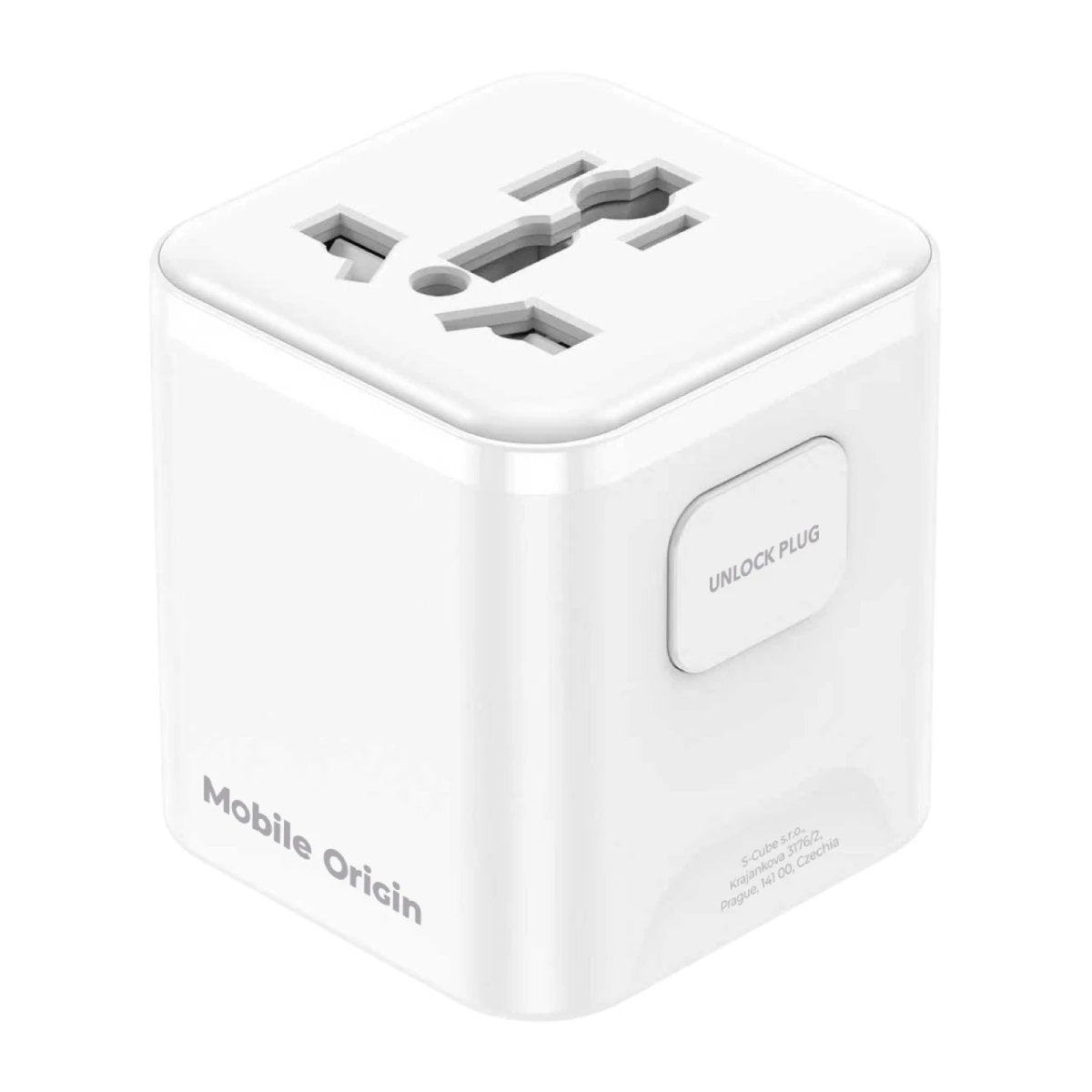 Mobile Origin Travel Adapter Pw30 Eu/Uk/Us/Aus, White