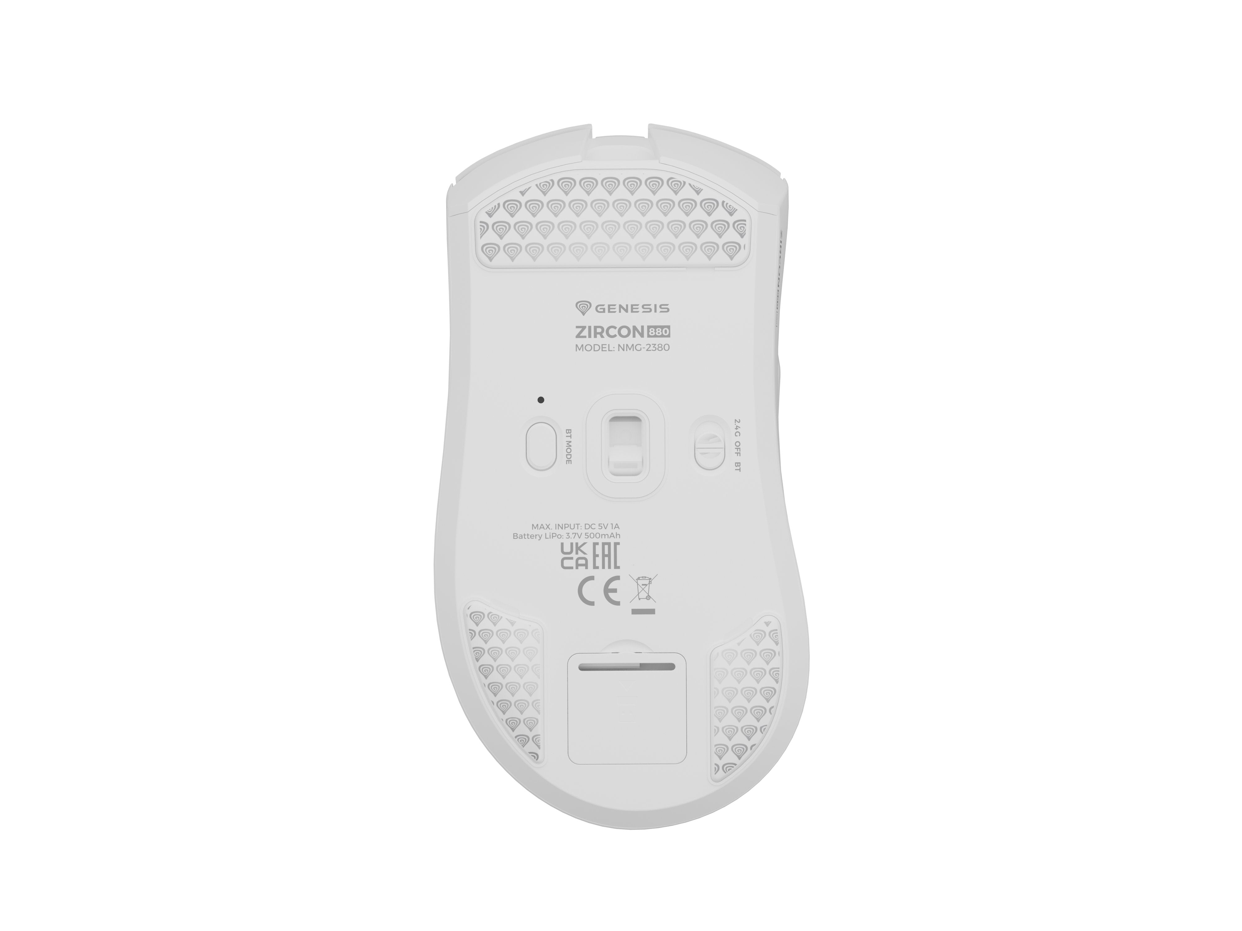 EAN 5901969449983 - GENESIS Zircon 880 ratón Juego mano derecha RF Wireless + Bluetooth + USB Type-C Óptico 12000 DPI imagen 11