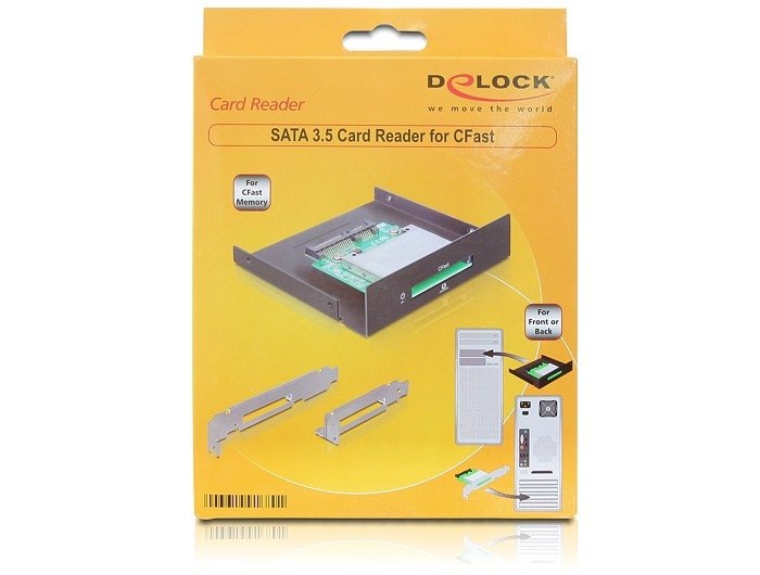 Delock 91680 Lector De Tarjetas Sata De 3.5? Para Cfast