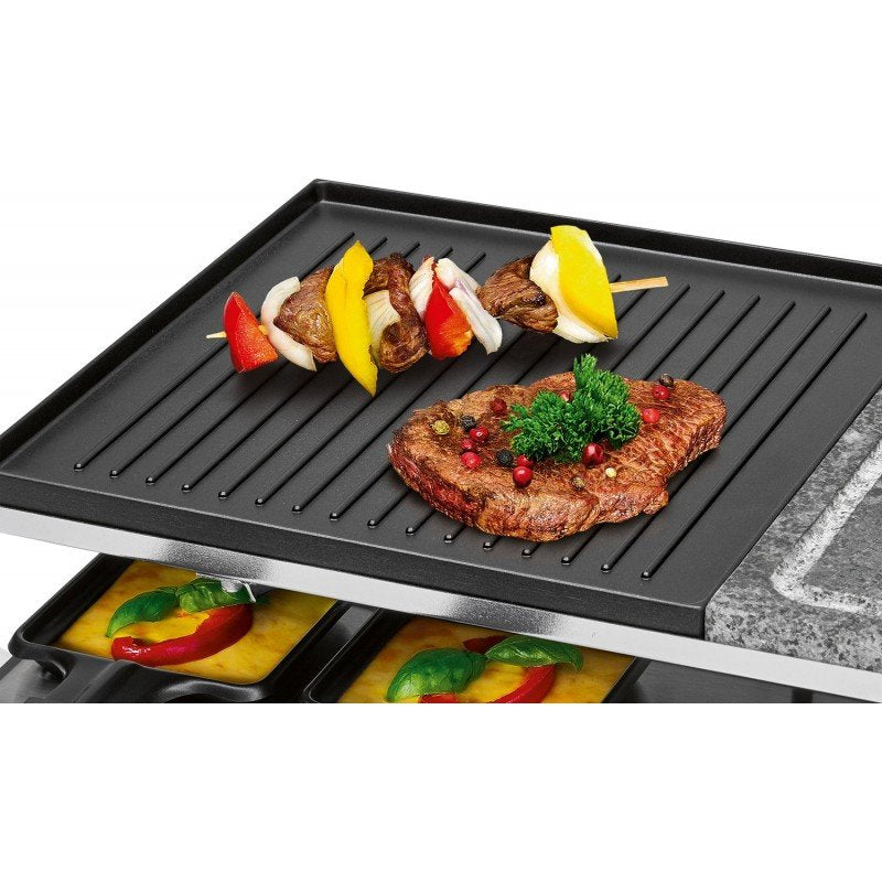 Parrilla Raclette Proficook Pc-Rg 1144 Acero Inoxidable/Negro 501144