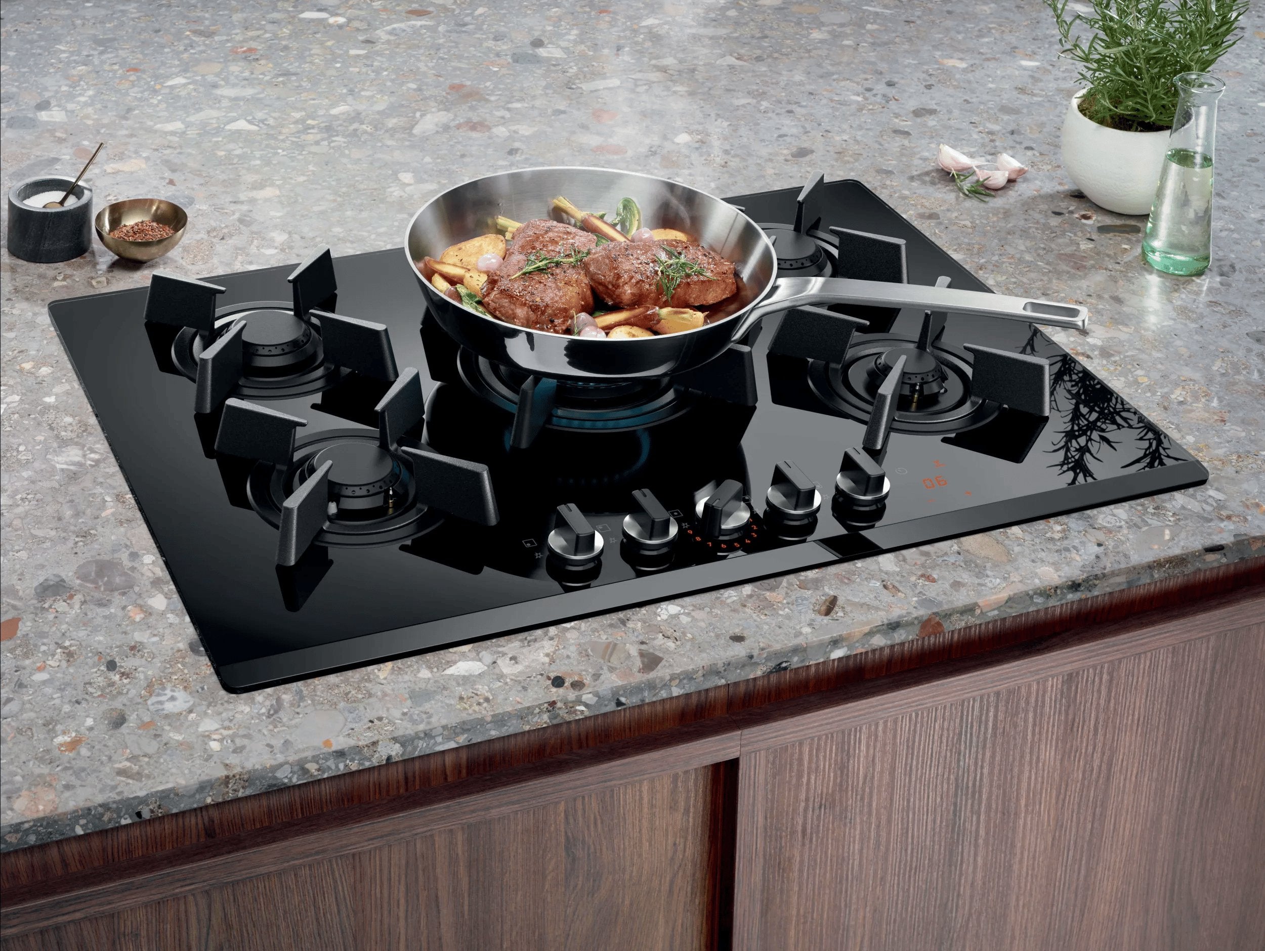 EAN 7332543834037 - Electrolux KGG75362K Negro Integrado 75 cm Encimera de gas 5 zona(s) imagen 12