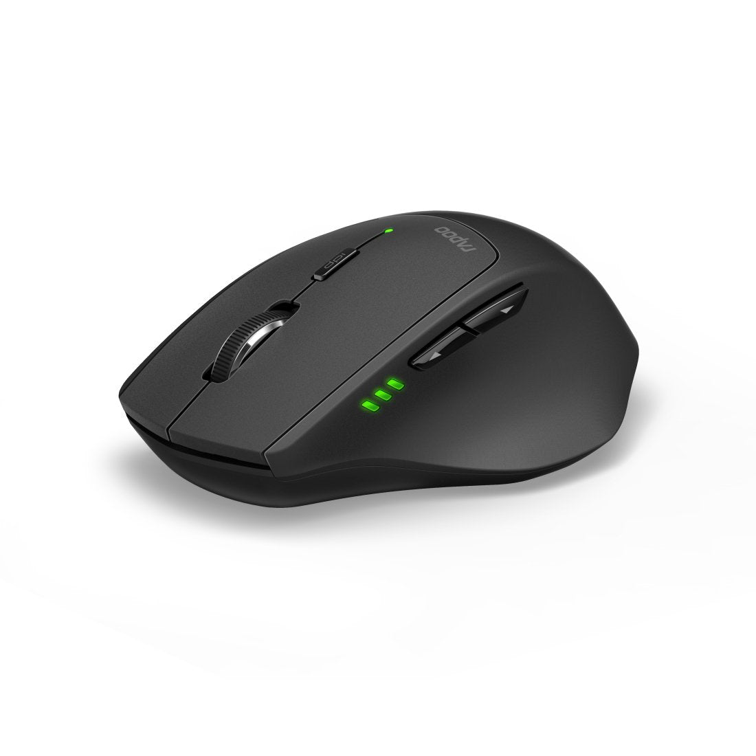 Rapoo Cableloses Multi-Mode-Deskset 9500m Qwertz Keyboard + Mouse Black