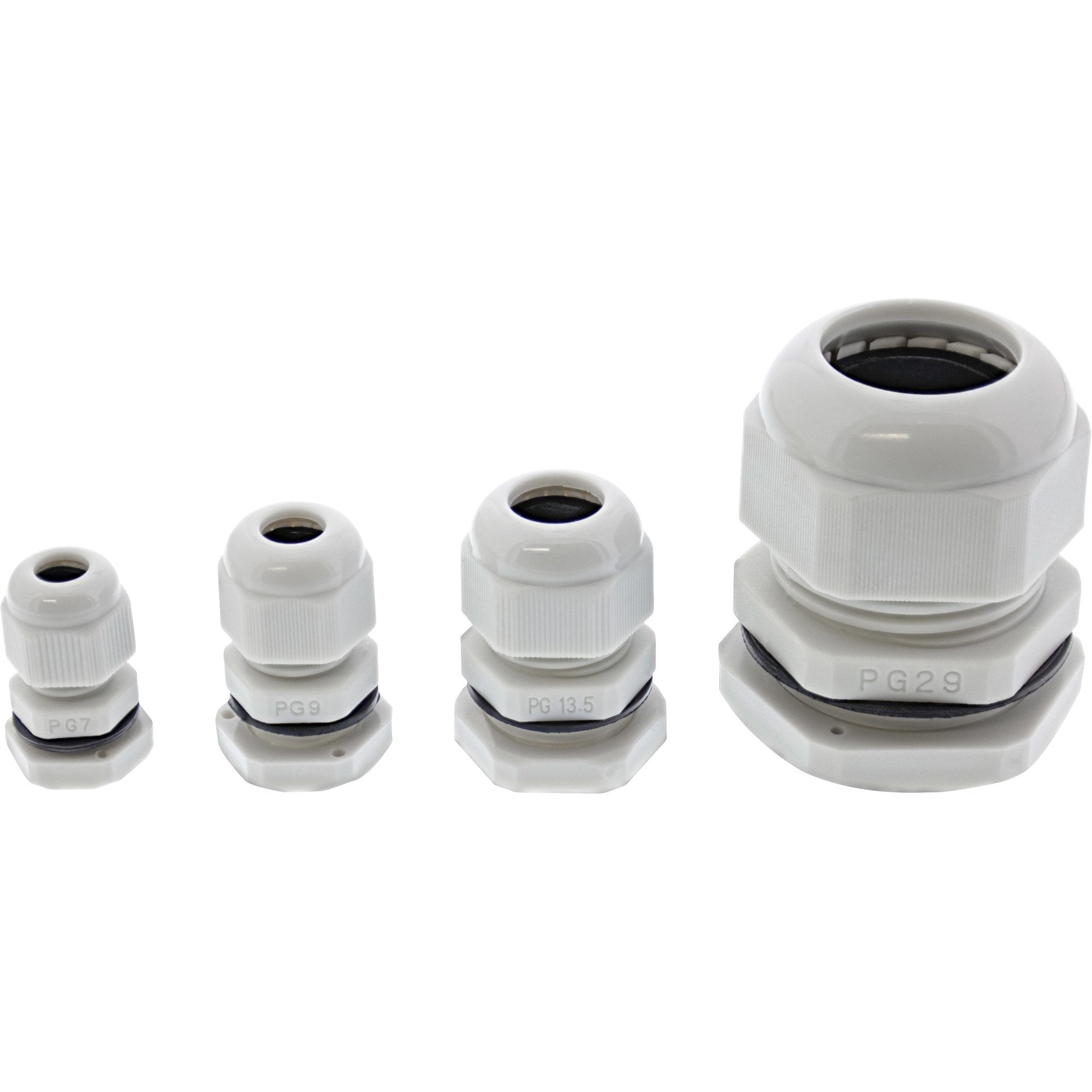 Prensaestopas Inline Nylon Ip68 3.5 - 6mm Gris