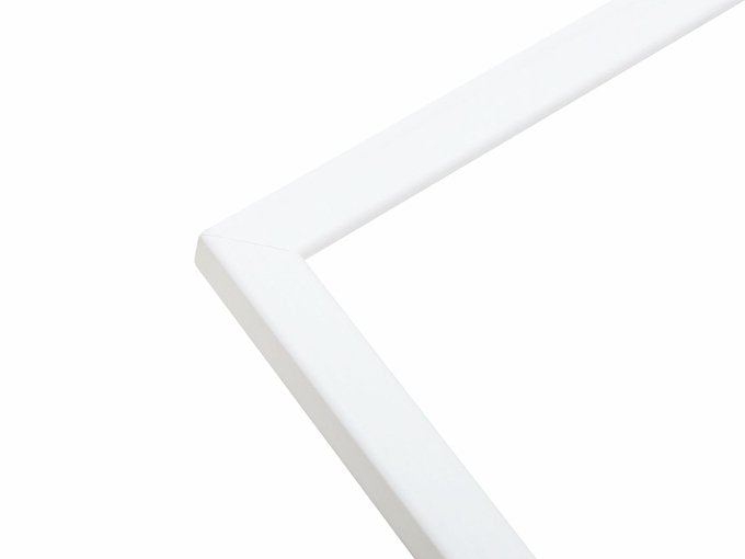 Deknudt S41jk1             30x30 Holz Weiss, Schmale Leiste