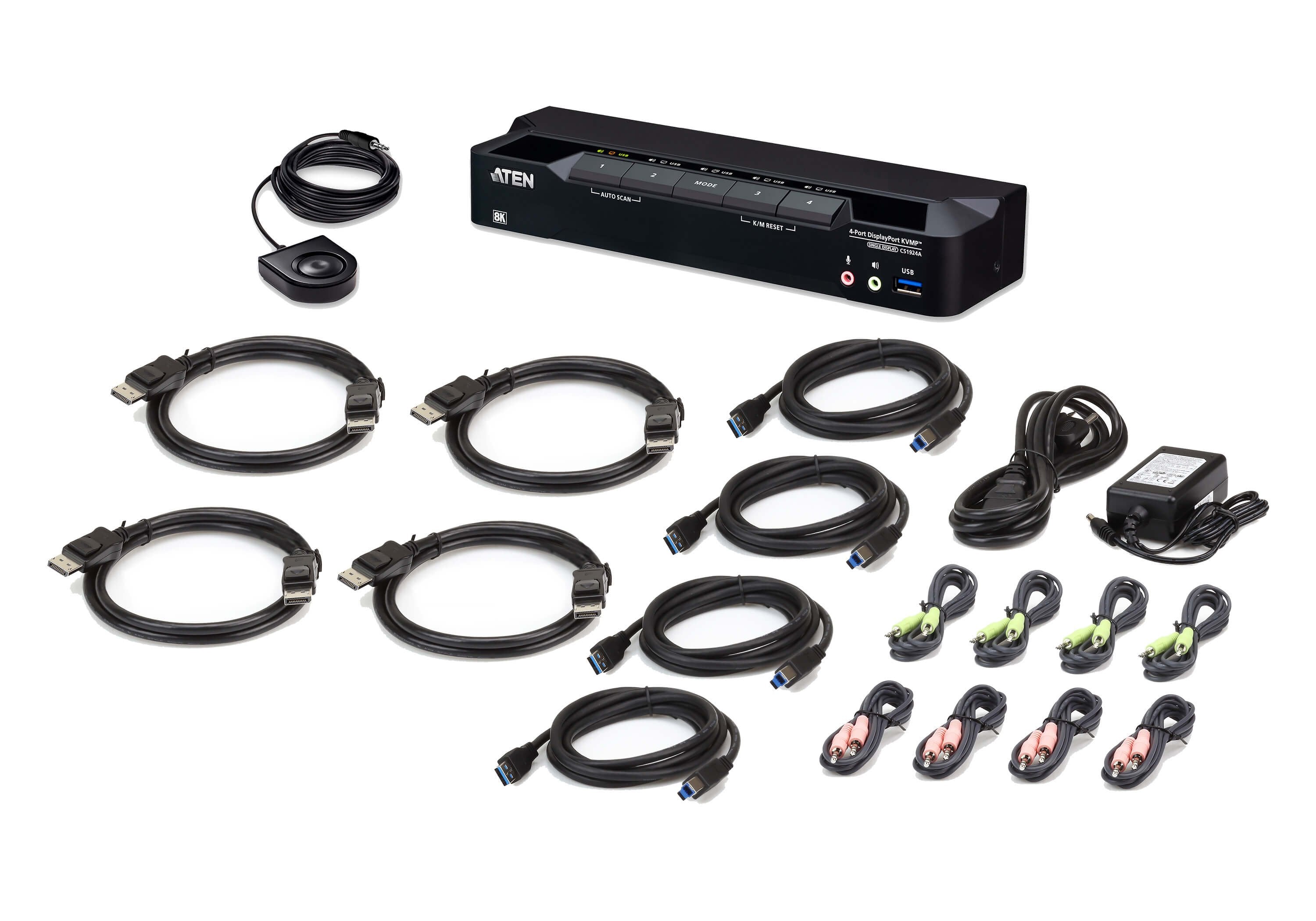 Aten Cs1924a-At-G 4-Port Usb 3.0 8k Pantallaport Kvmp. Sw