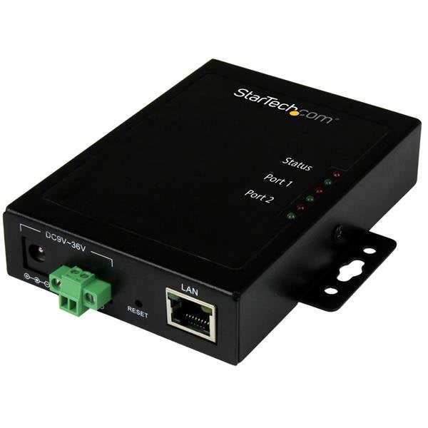 Startech.Com Servidor De Dispositivos Serie A Ip De 2 Puertos Rs232 - De Metal