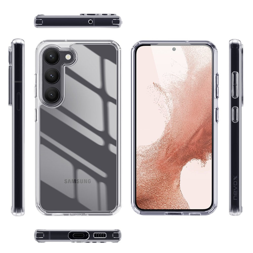 Funda  Nevox Styleshell Shockflex Transparente Para  Samsung Galaxy S23+ 2164