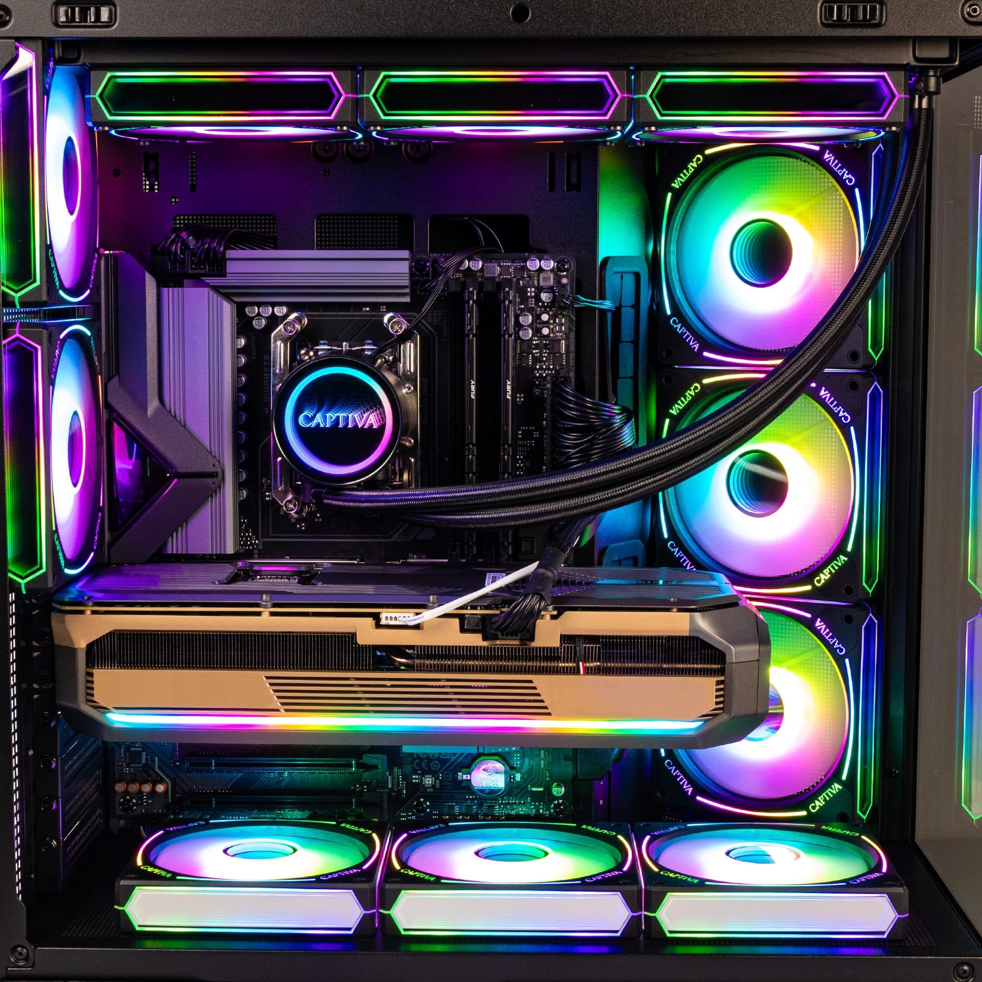 EAN 4046373903308 - CAPTIVA Highend Gaming R90-330 AMD Ryzen™ 9 9900X3D 64 GB DDR5-SDRAM 2 TB SSD NVIDIA GeForce RTX 5080 Win imagen 4