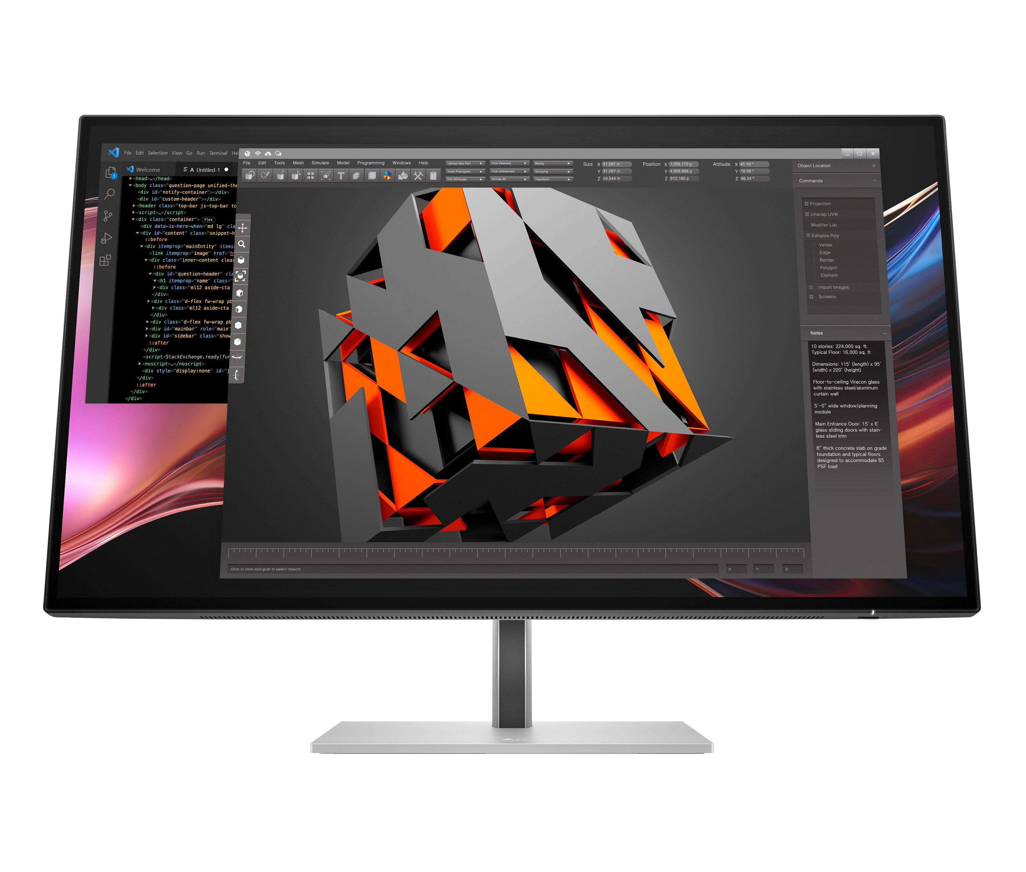 EAN 5715063476437 - HP Series 7 Pro 727pu pantalla para PC 68,6 cm (27") 2560 x 1440 Pixeles Quad HD LCD Plata imagen 1