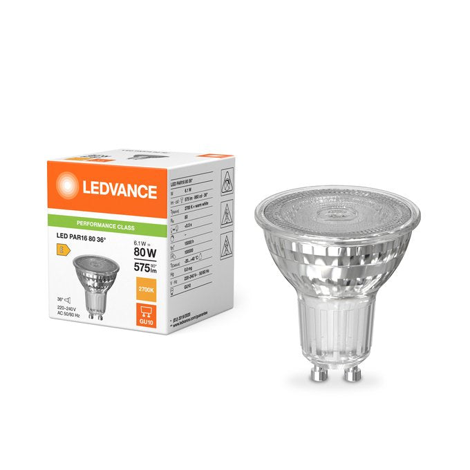 EAN 4099854457203 - LEDVANCE 4099854457203 lámpara LED Blanco cálido 2700 K 6,1 W GU10 E imagen 5