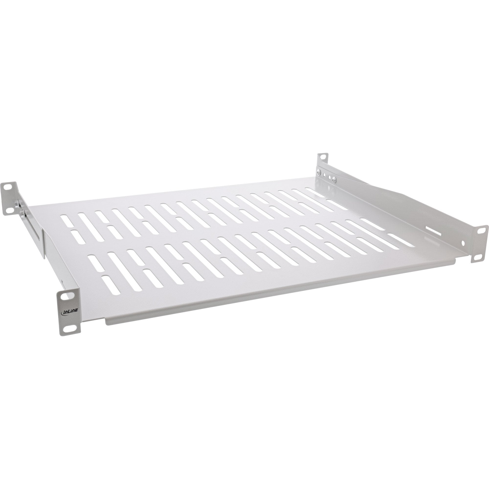 Inline® 19" Shelf, 350mm, 50kg, 1u, Ral 7035 Gris