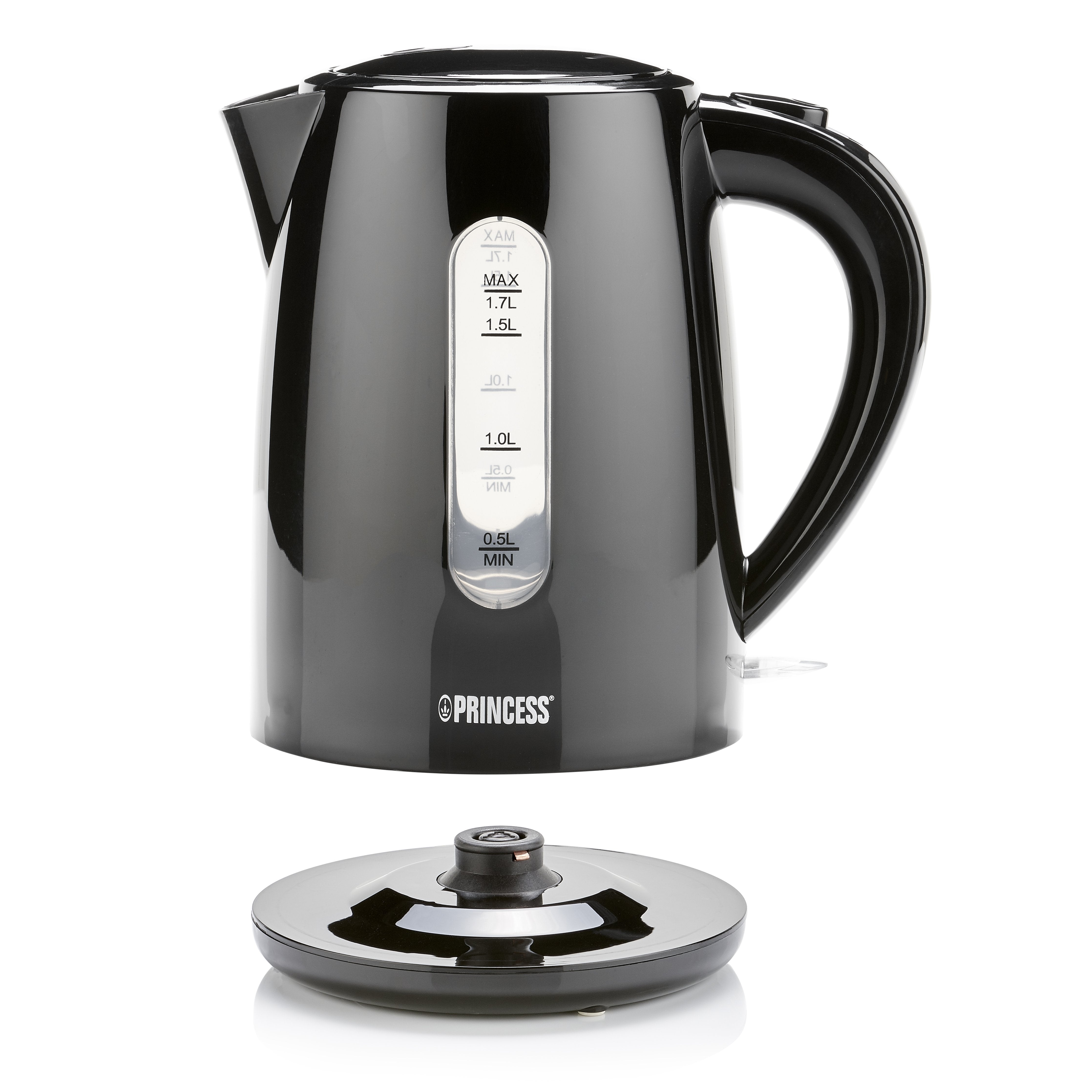 Hervidor De Agua Princess 236017 Black Style 2200w Capacidad 1.7l