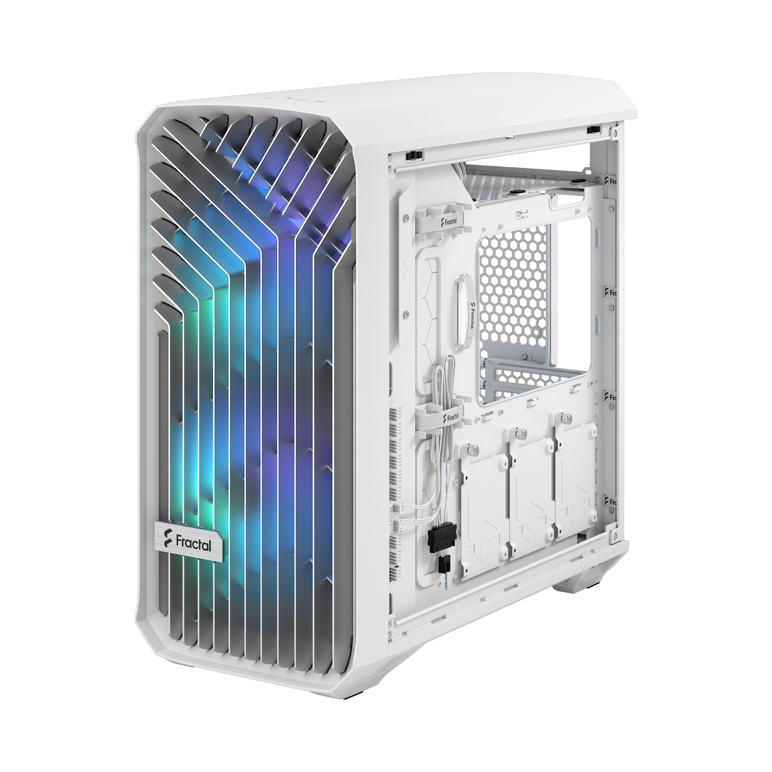 Caja Pc Fractal Design Compact Rgb White Tg Clear, Tower-Gehäuse Fd-C-Tor1c-05