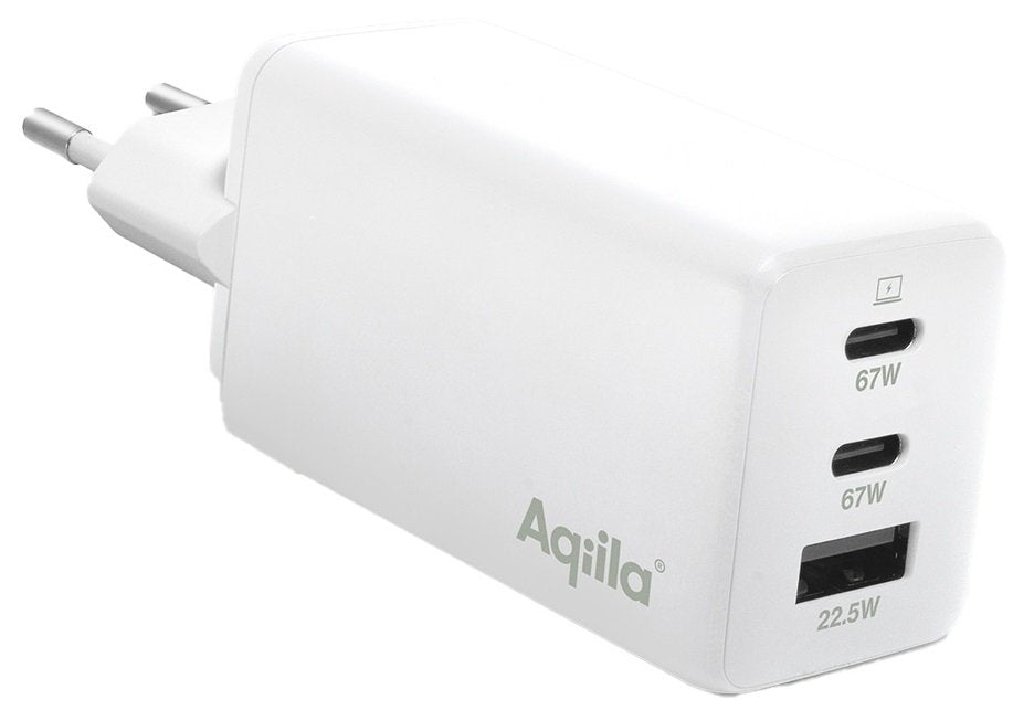 Aqiila Chargebird W3 65w 2x Usb-C 1x Usb-A