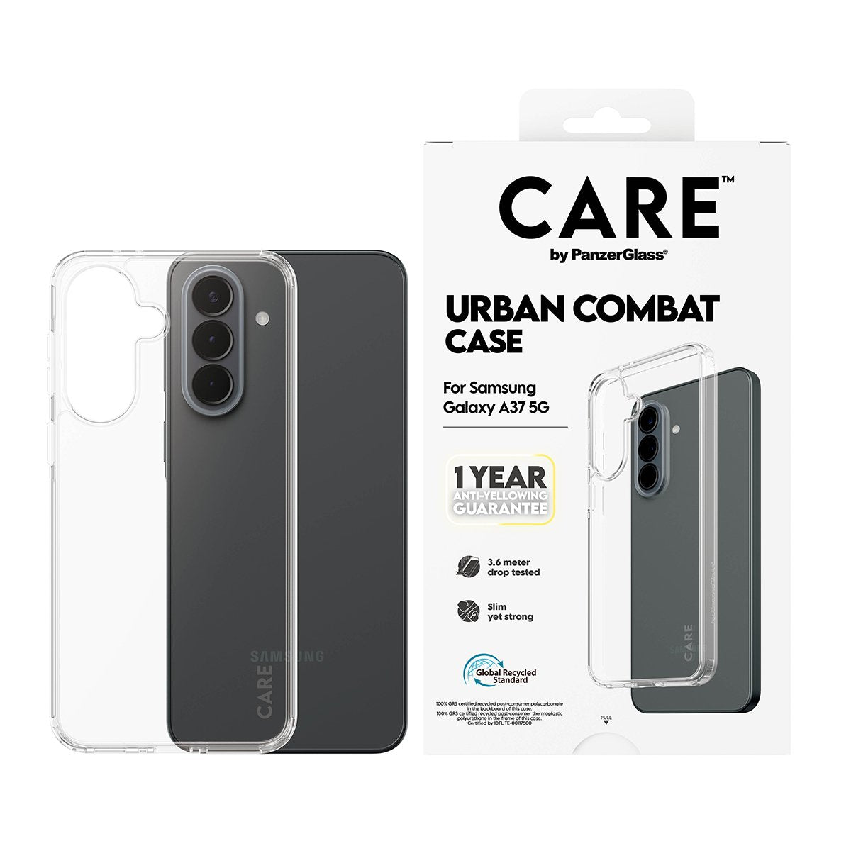 EAN 5715685034213 - PanzerGlass CARE™ by ® Urban Combat Case Transparent Samsung Galaxy A37 5G funda para teléfono móvil 17 c imagen 2