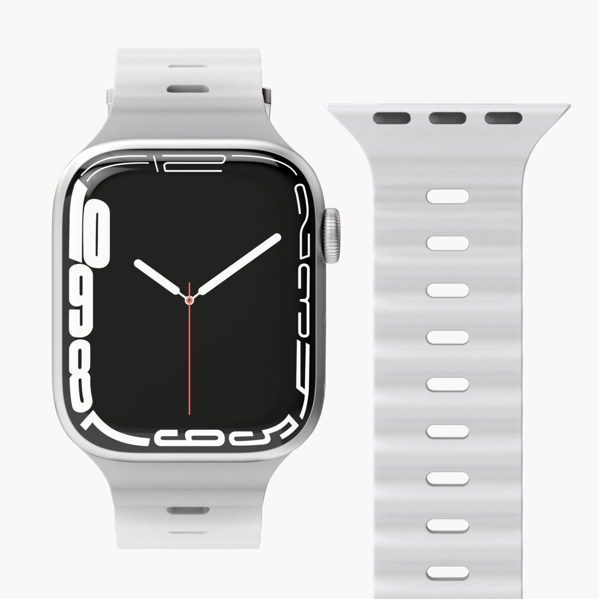 Vonmählen Watchstrap For Apple Ocean Band Funda 2 Band One Light Gris (Aws00083)