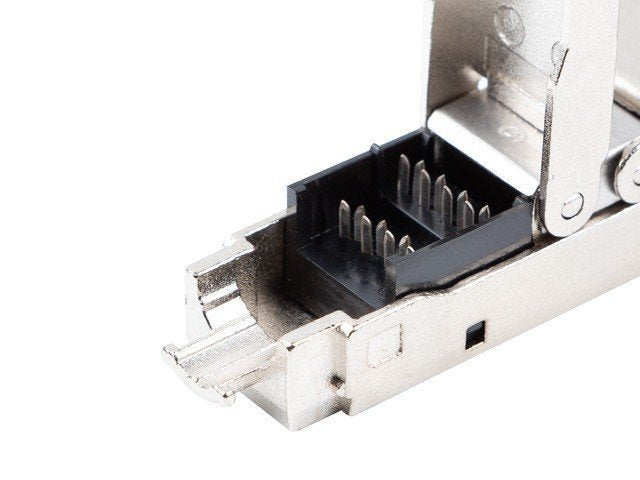 Conector Lanberg Adaptador 2x Rj45 Cat6 Ftp Plug 8p8c Tool-Less