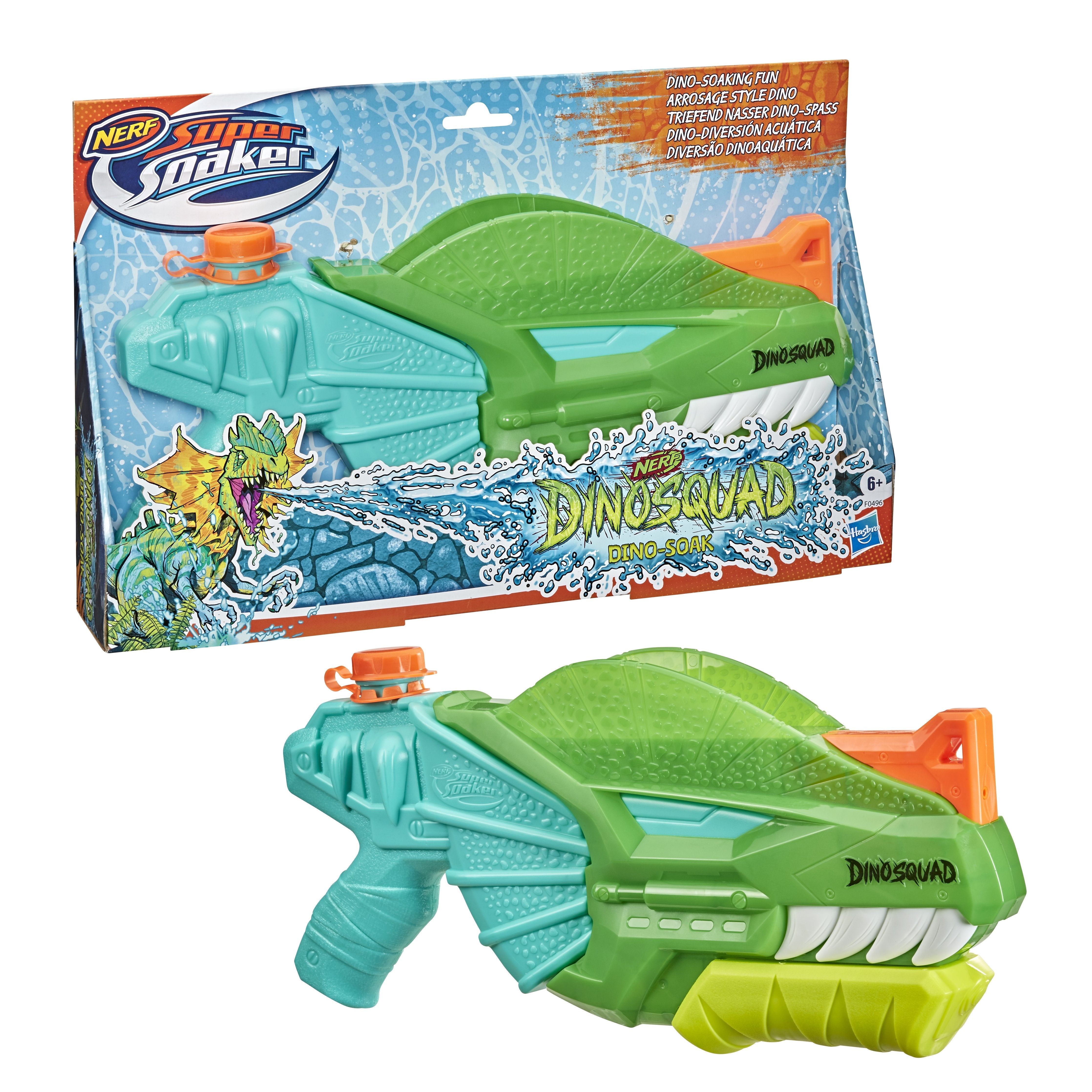 Pistola De Agua Hasbro Nerf Super Soaker Dinosquad Dino-Soak
