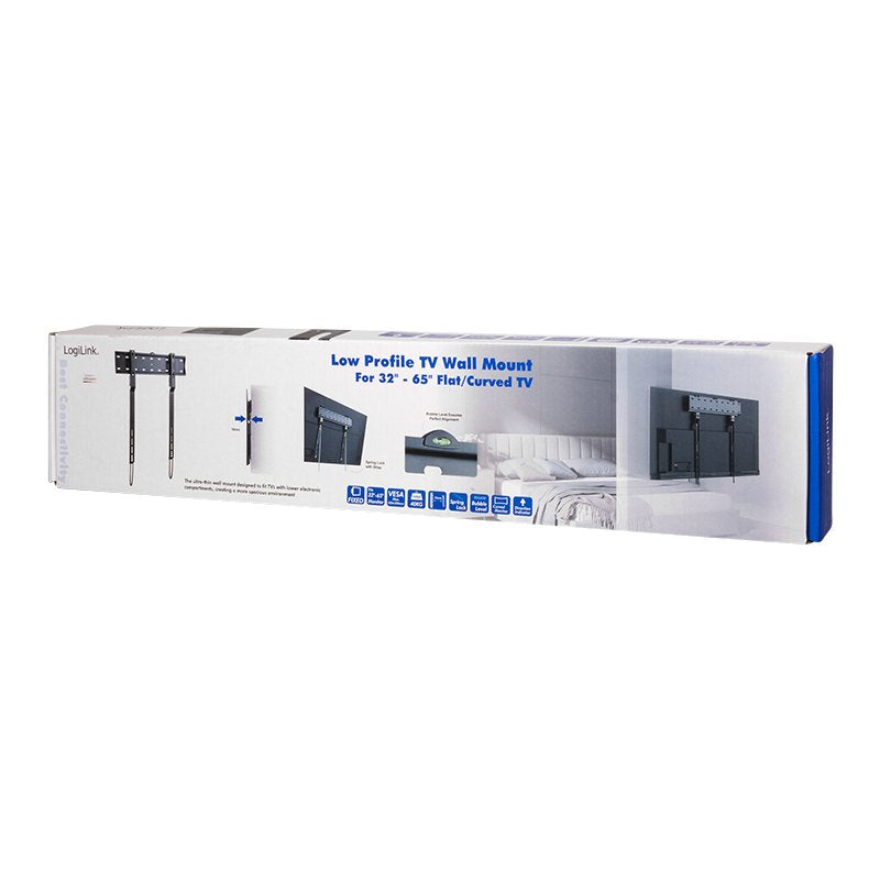 Logilink Soporte De Pared Para Tv , Instalación Fija, 32-65 ", Máx. 40 Kg