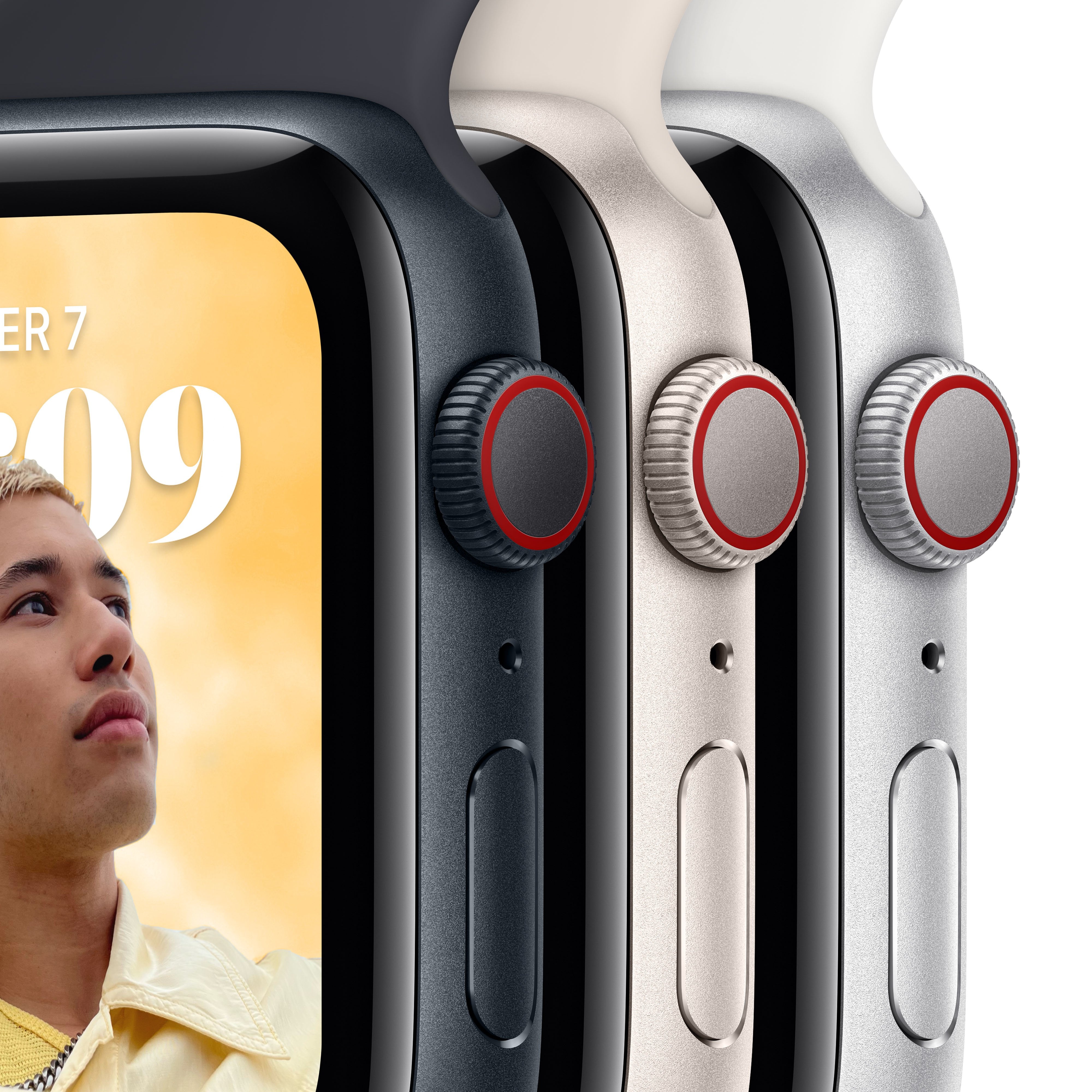 EAN 194253165668 - Apple Watch SE OLED 44 mm Digital 368 x 448 Pixeles Pantalla táctil 4G Negro Wifi GPS (satélite) imagen 3