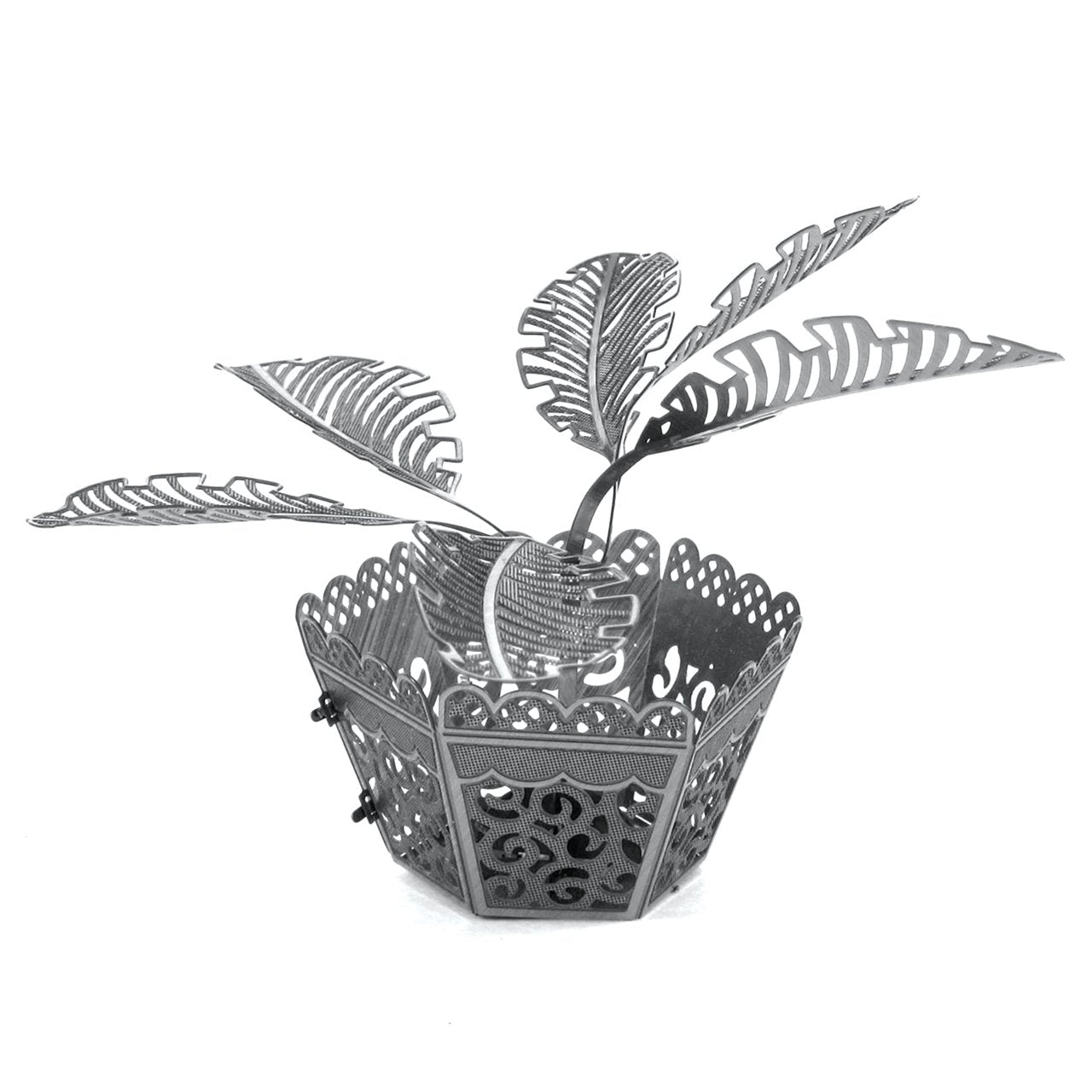 Maqueta 3d Metal Fascinations Sago Palm Tree Montaje Sin Pegamento Ni Soldadura Maquetas 3d