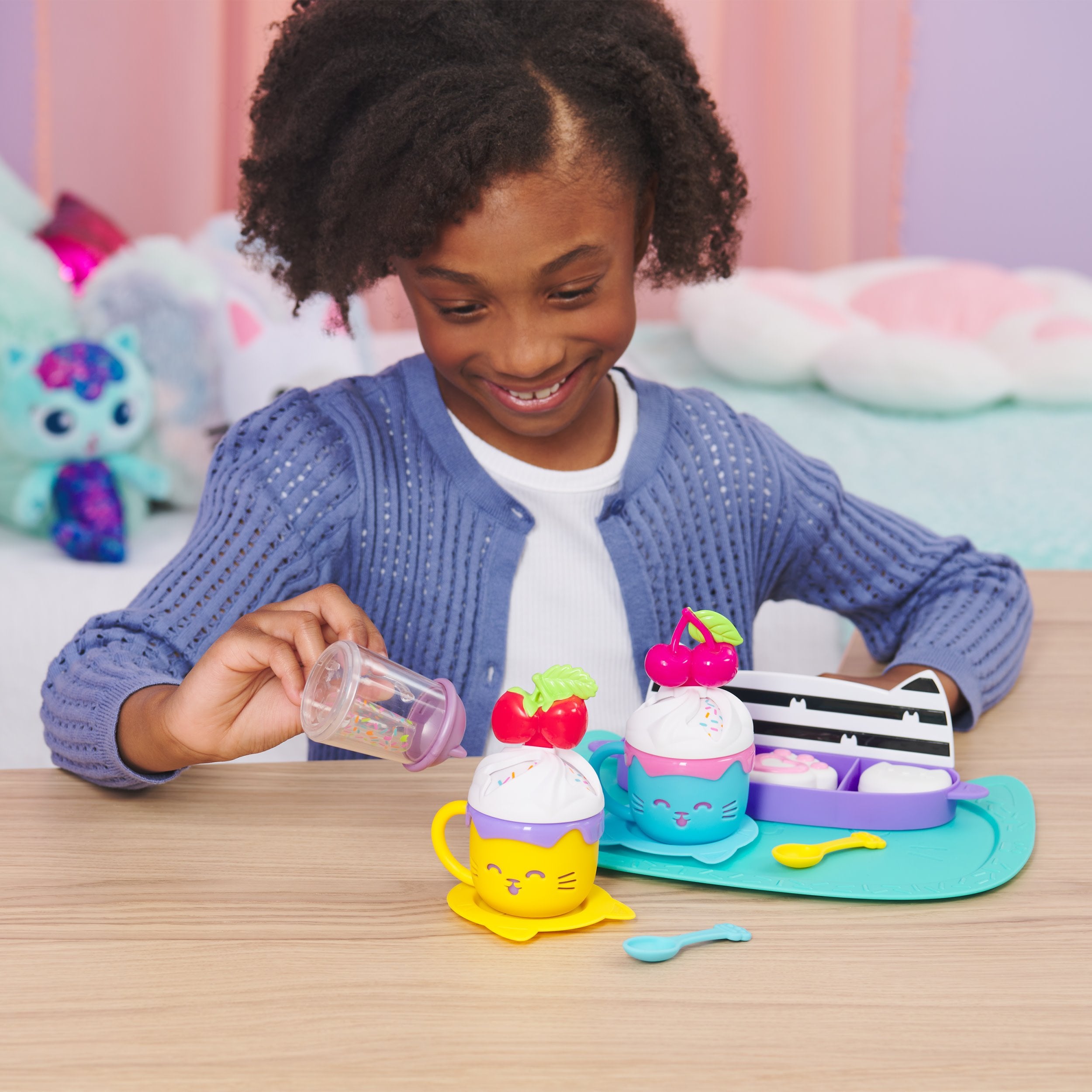 EAN 0778988469170 - Gabby's Dollhouse GDH RLP Sprnkl Party Sweet Treat Set GML imagen 7
