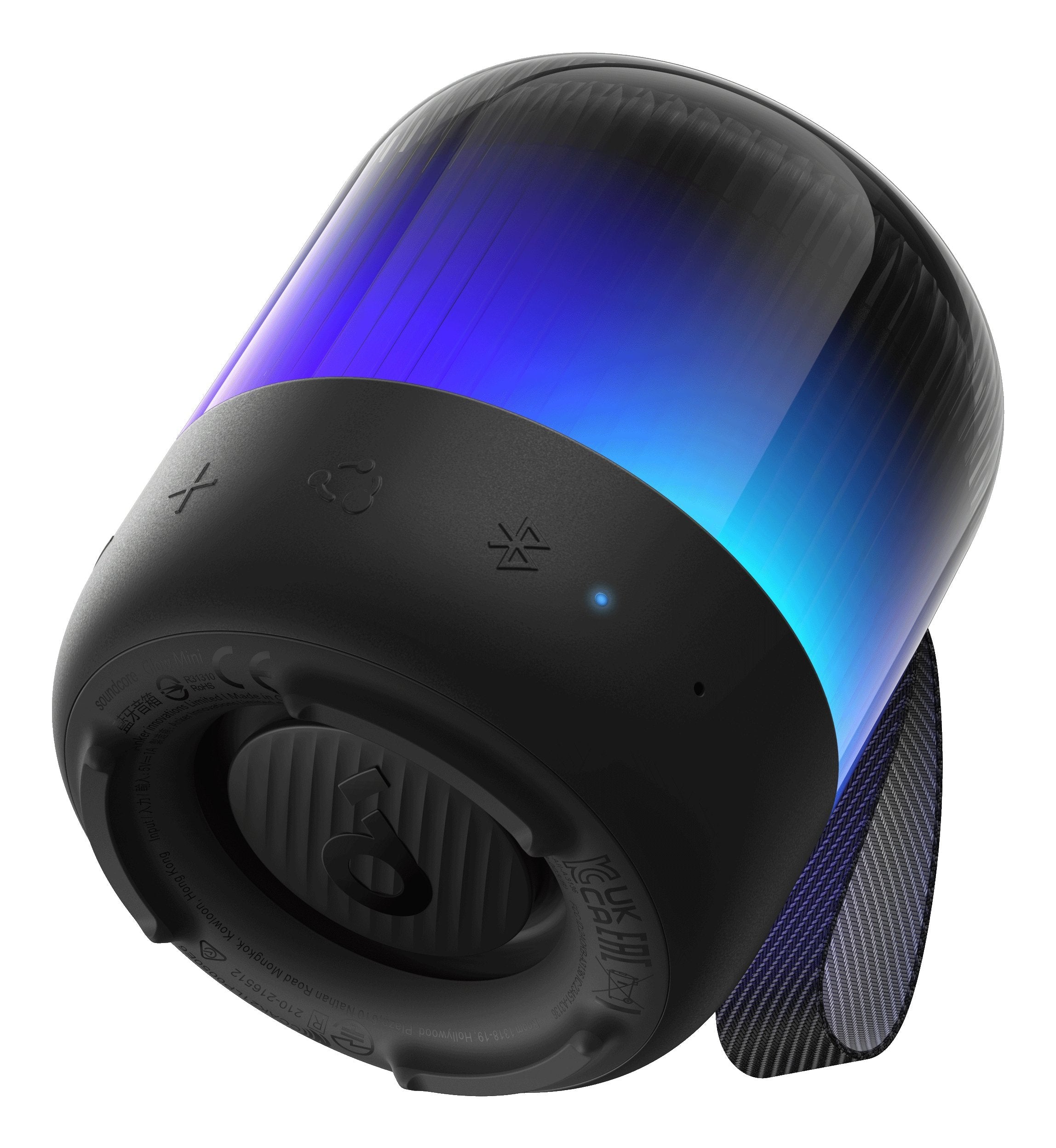 Altavoz  Soundcore Glow Mini Rgb Negro  Bluetooth