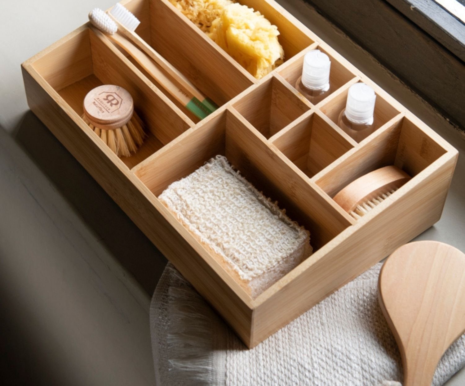 Organizador De Bambú 33x21x9cm Ba73010 Andrea House
