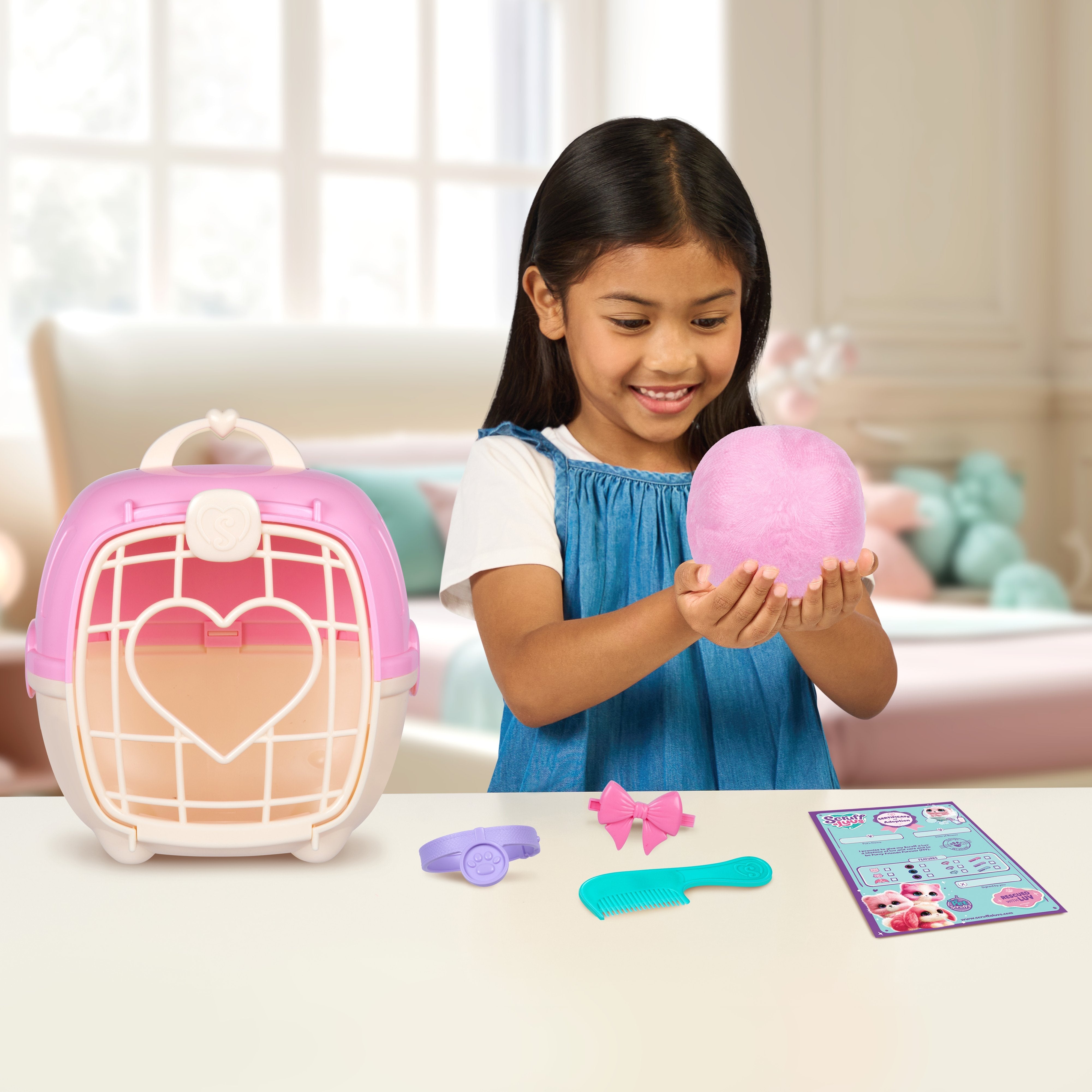 Moose Toys Ltd. Scruffaluvs - Pet Scruffs Einzelpack Rosa (Sortierter Artikel) 30326