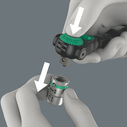 Wera 05135881001 Llave De Carraca 1 Pieza(S) Negro, Verde