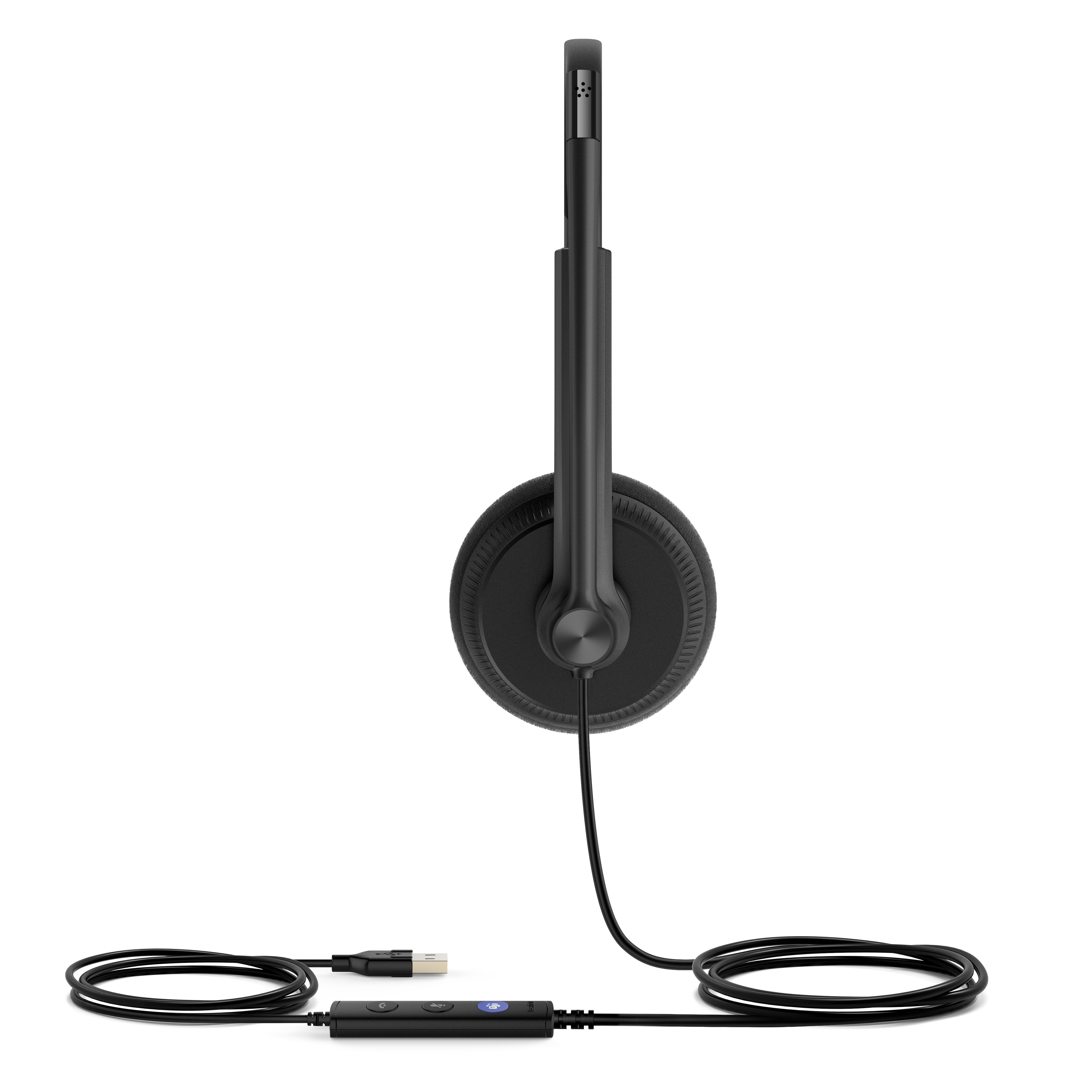 Auriculares Yealink Uh34 Lite Con Doble Micrófono Y Puerto Usb-C