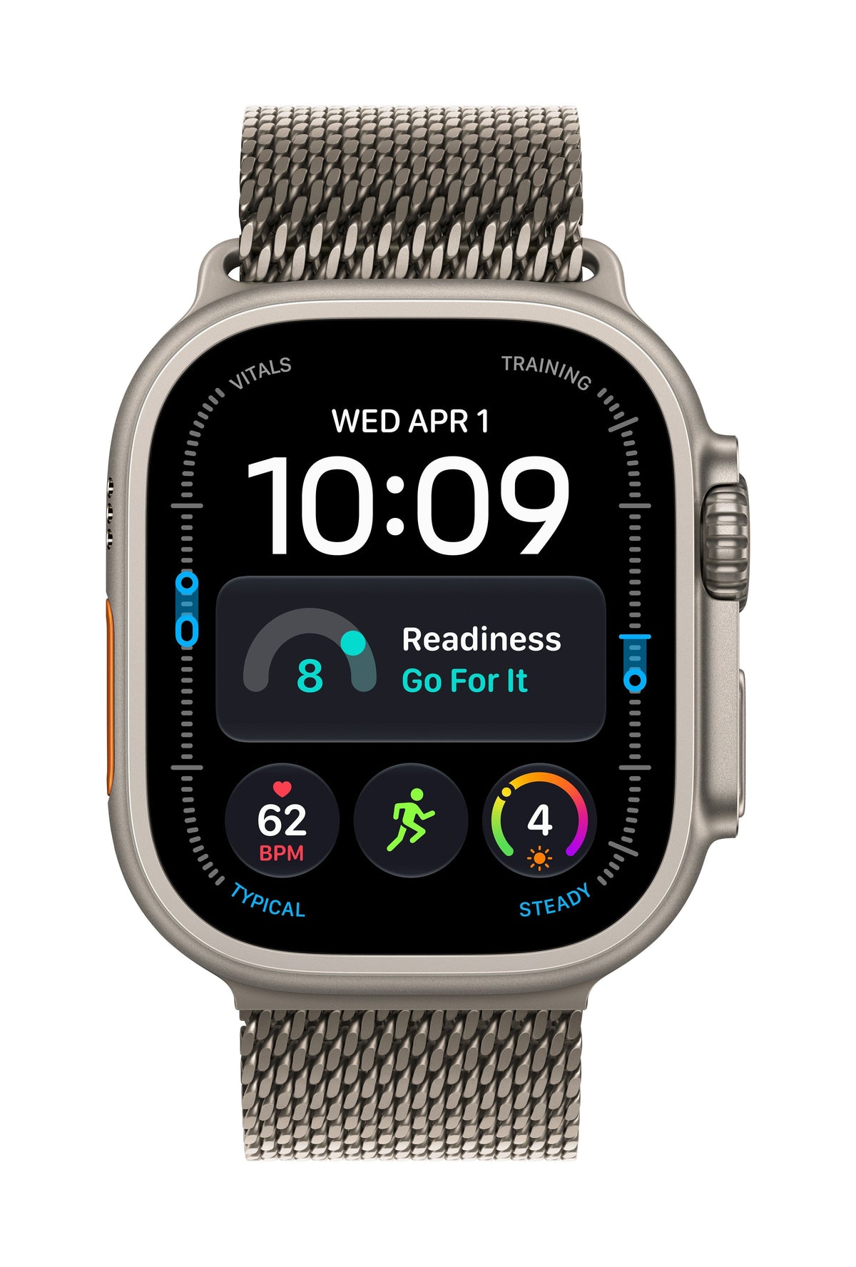Apple Watch Ultra 4 5g 49mm Natur Milanaise Natur S