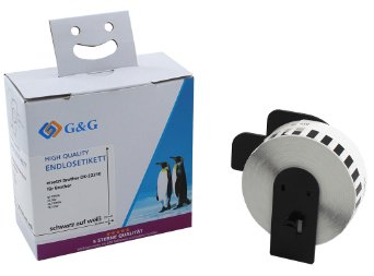 G&G Etiquetas-Rollo Compatible Con Brother Dk-22210