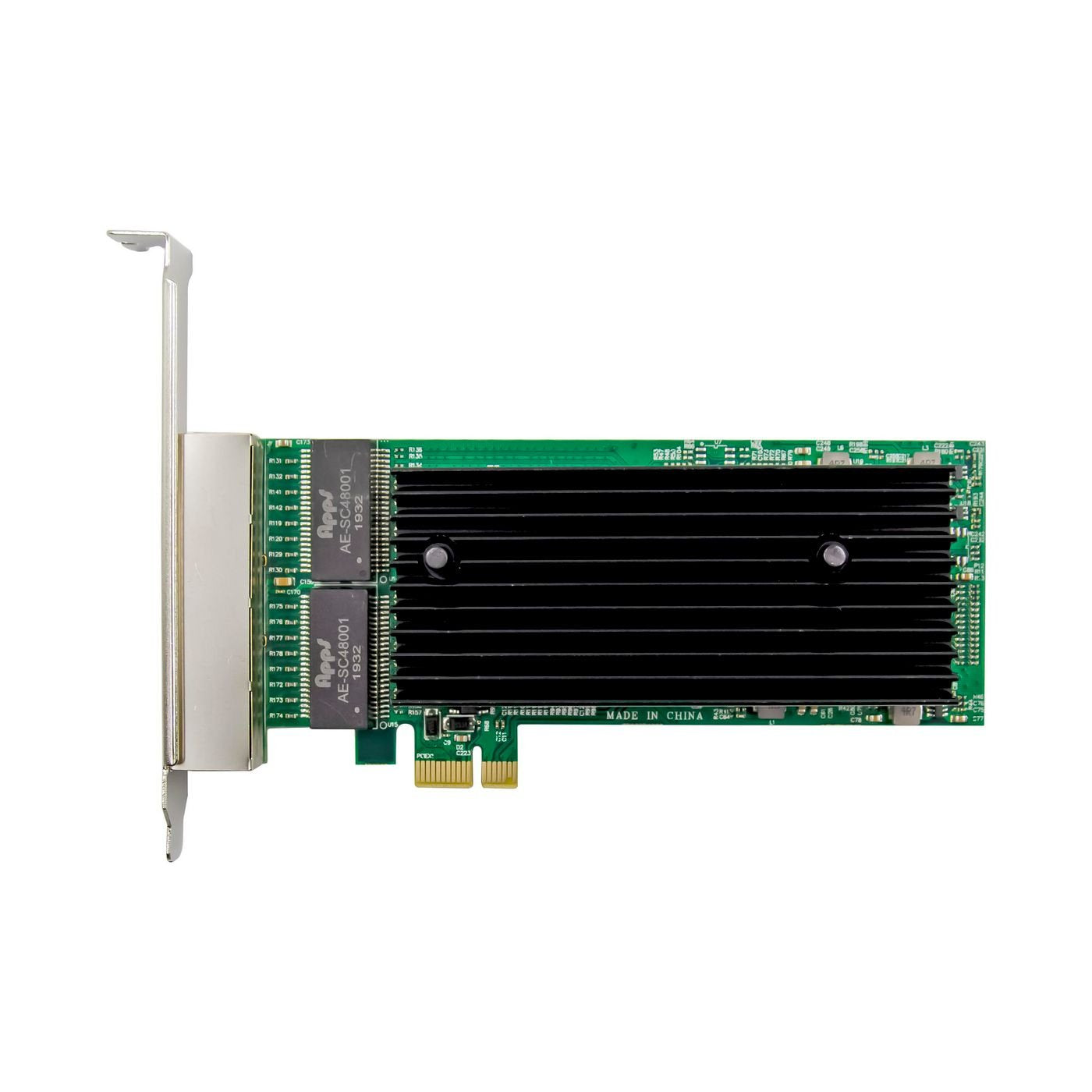 Network Card Pcie X1 Intel  82576 Quad- Rj45